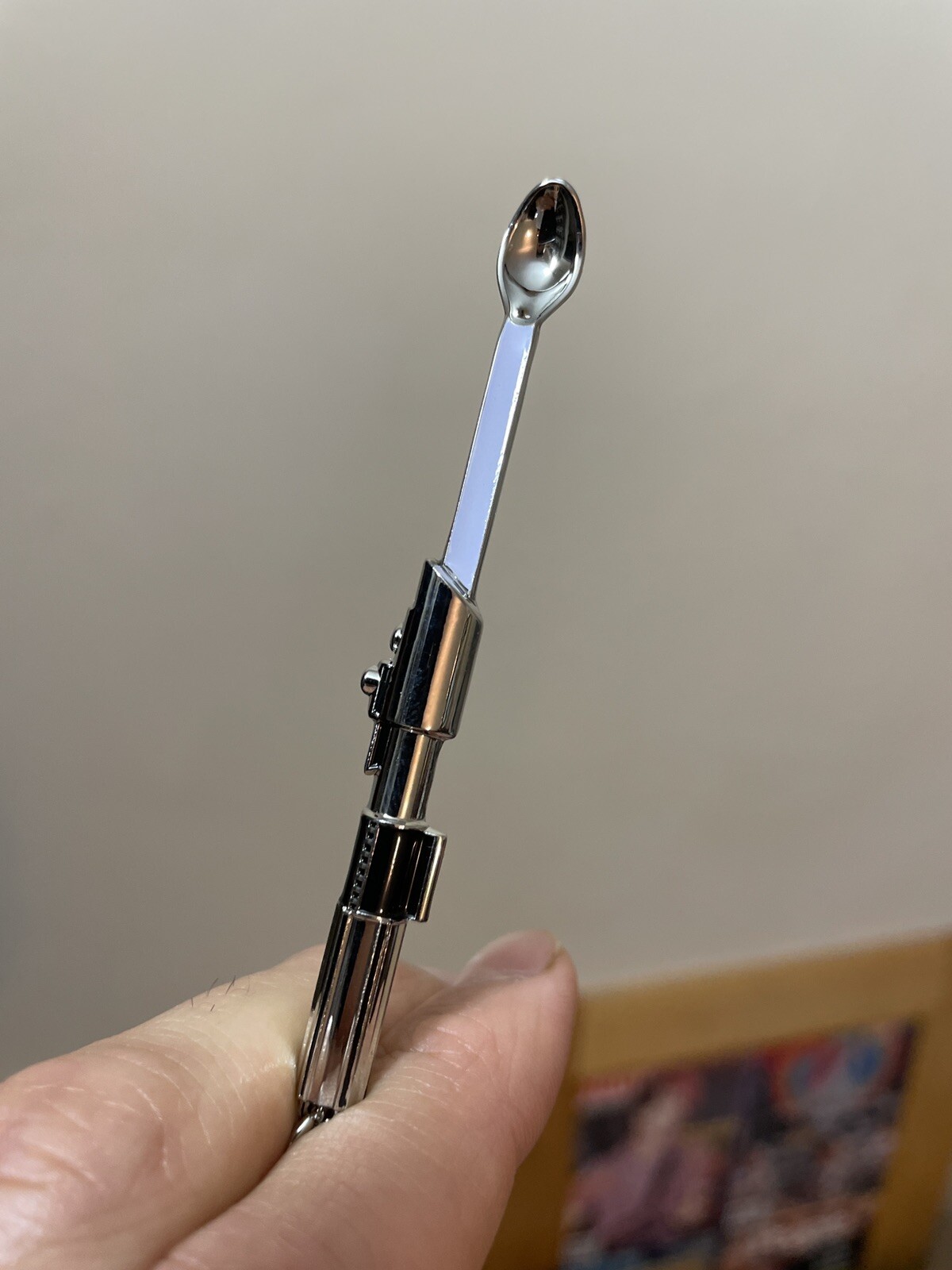 Mini Festival Pendant Necklace Tiny Light Saber Spoon Small Jedi Master