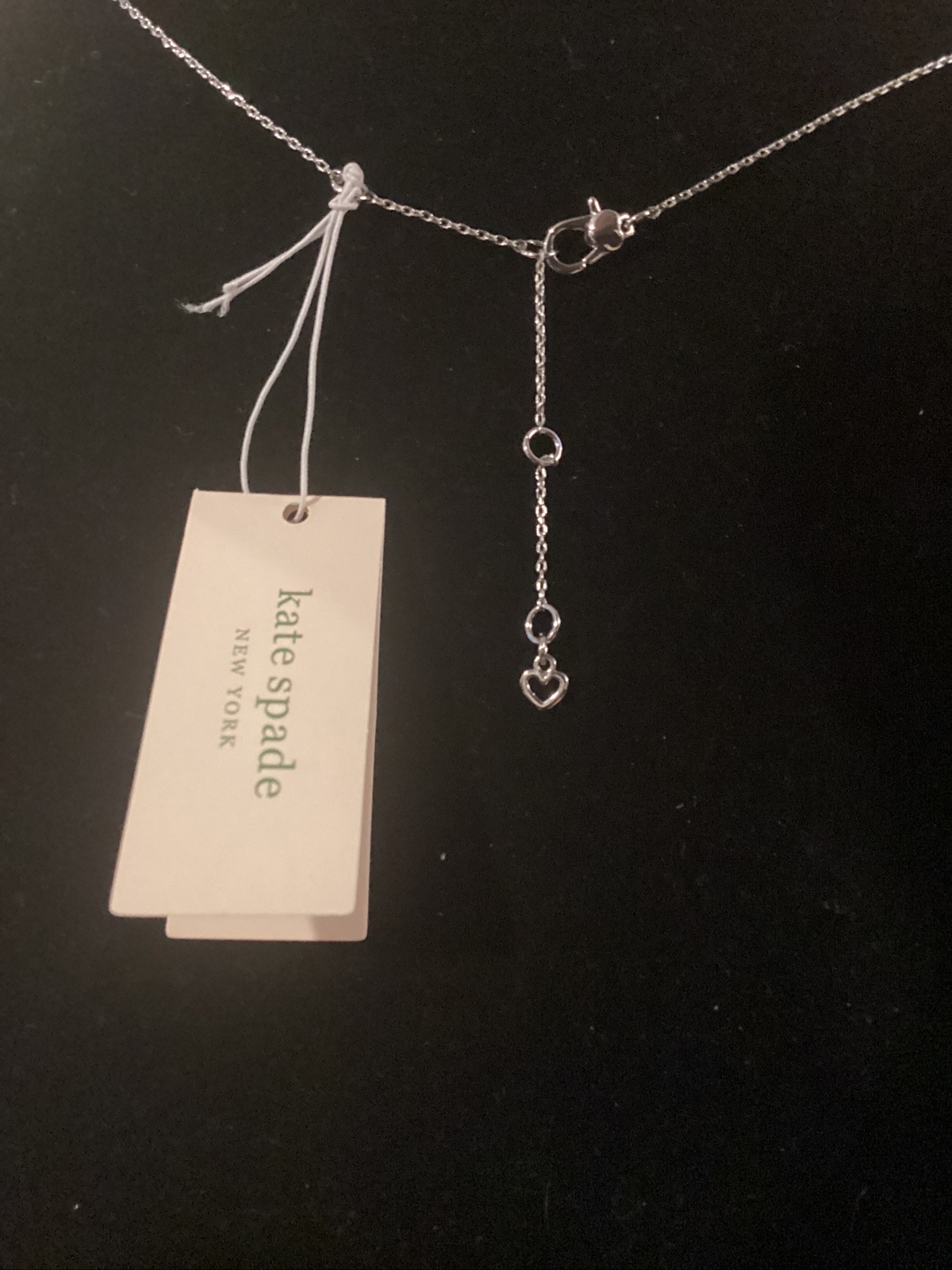 🆕 KATE SPADE ‘SAY YES’ MARTINI PENDANT NECKLACE -NEW W/CARD