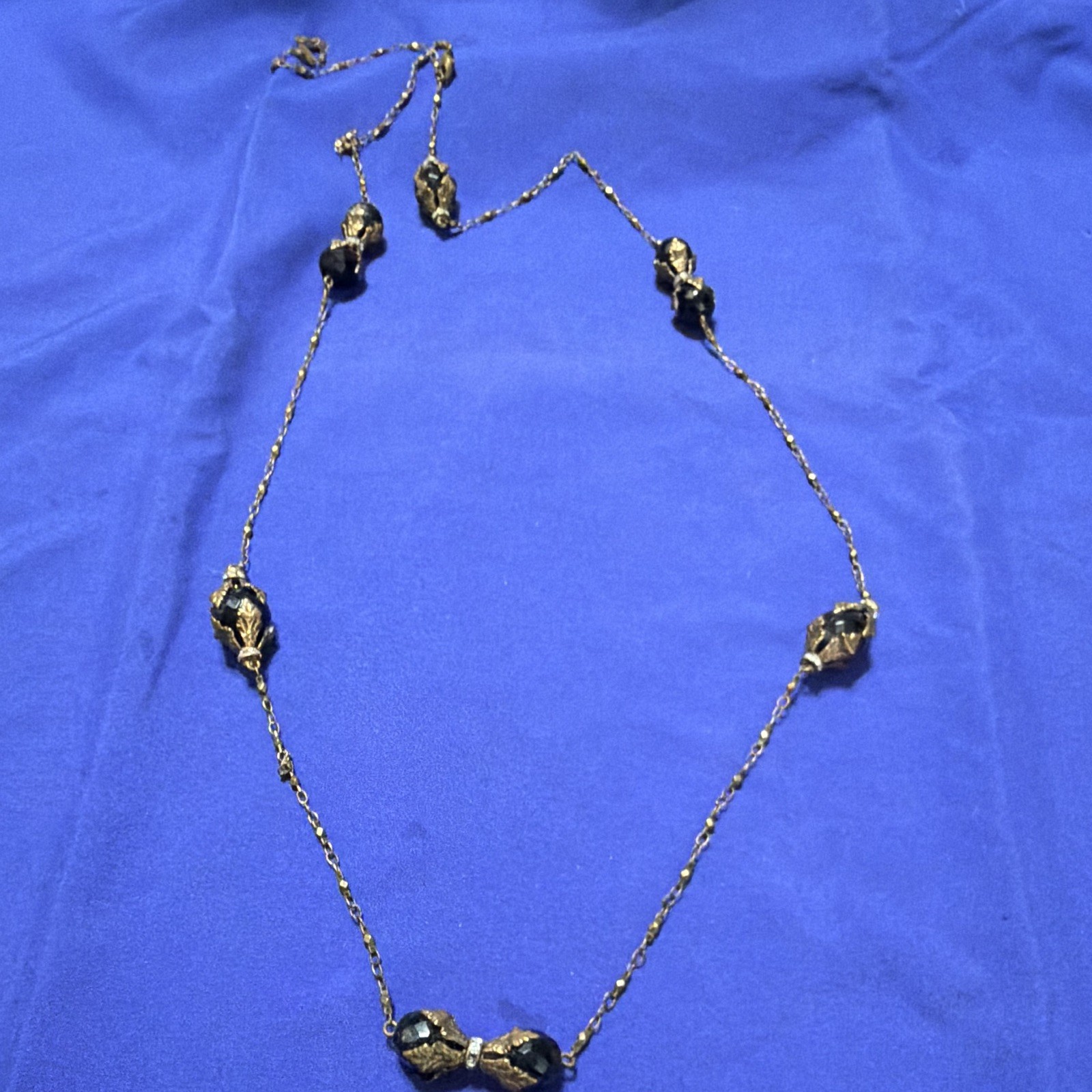 Anne koplik Designs Signed Gold Tone Cable Chain Necklace handmade in New York .