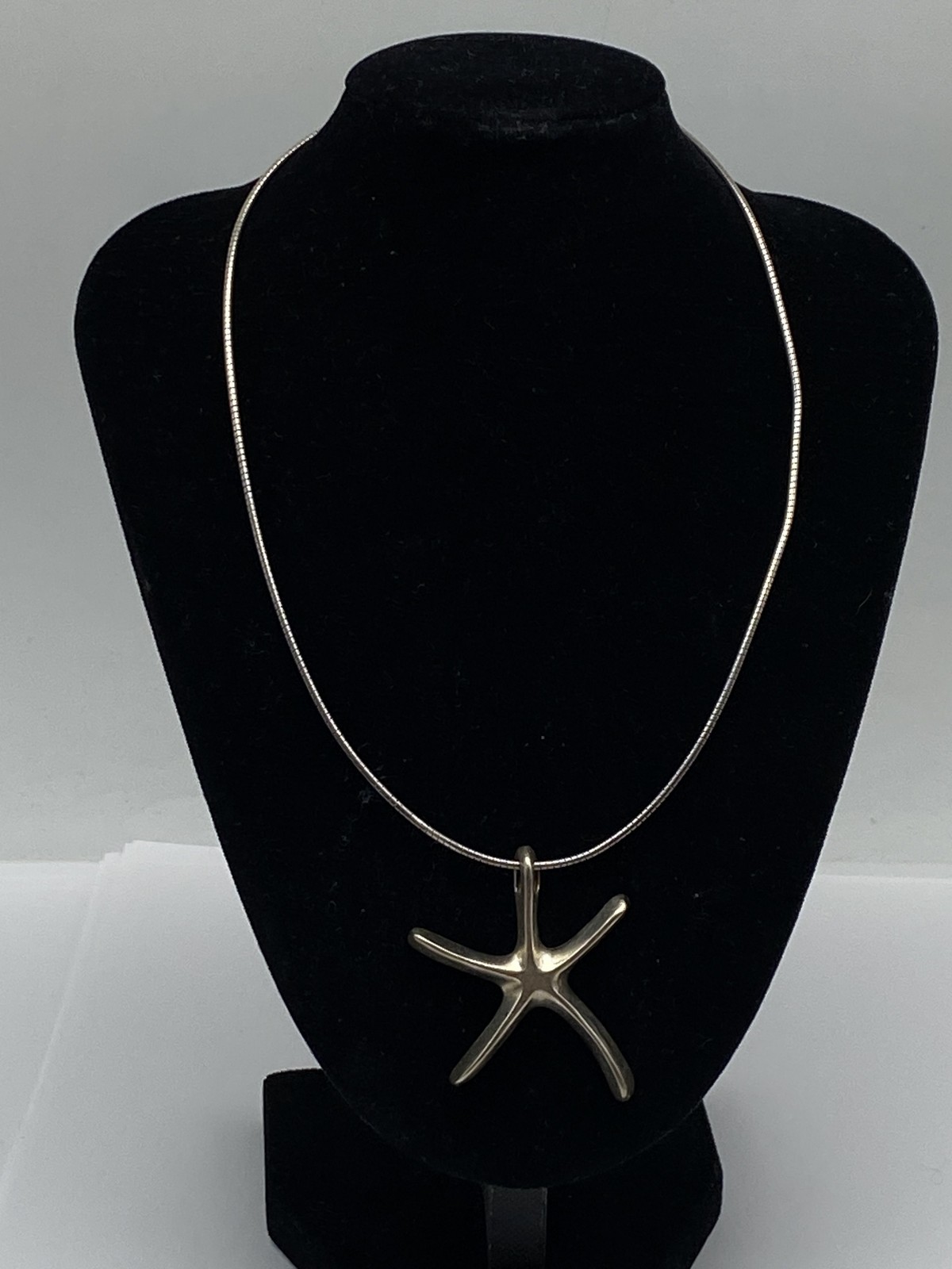 Sterling Silver Sarfish Pendant Snake Chain Necklace 16.6g