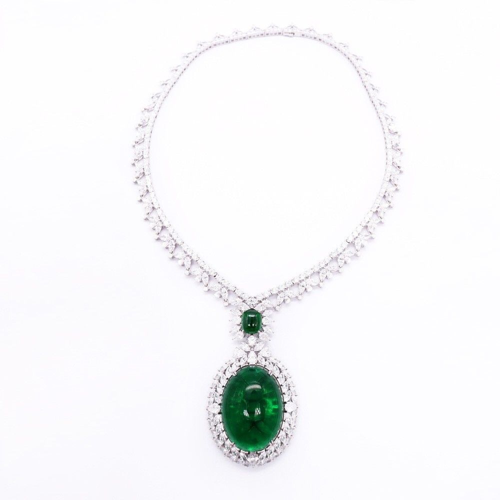 Classical luxury emerald necklace (NO.88)