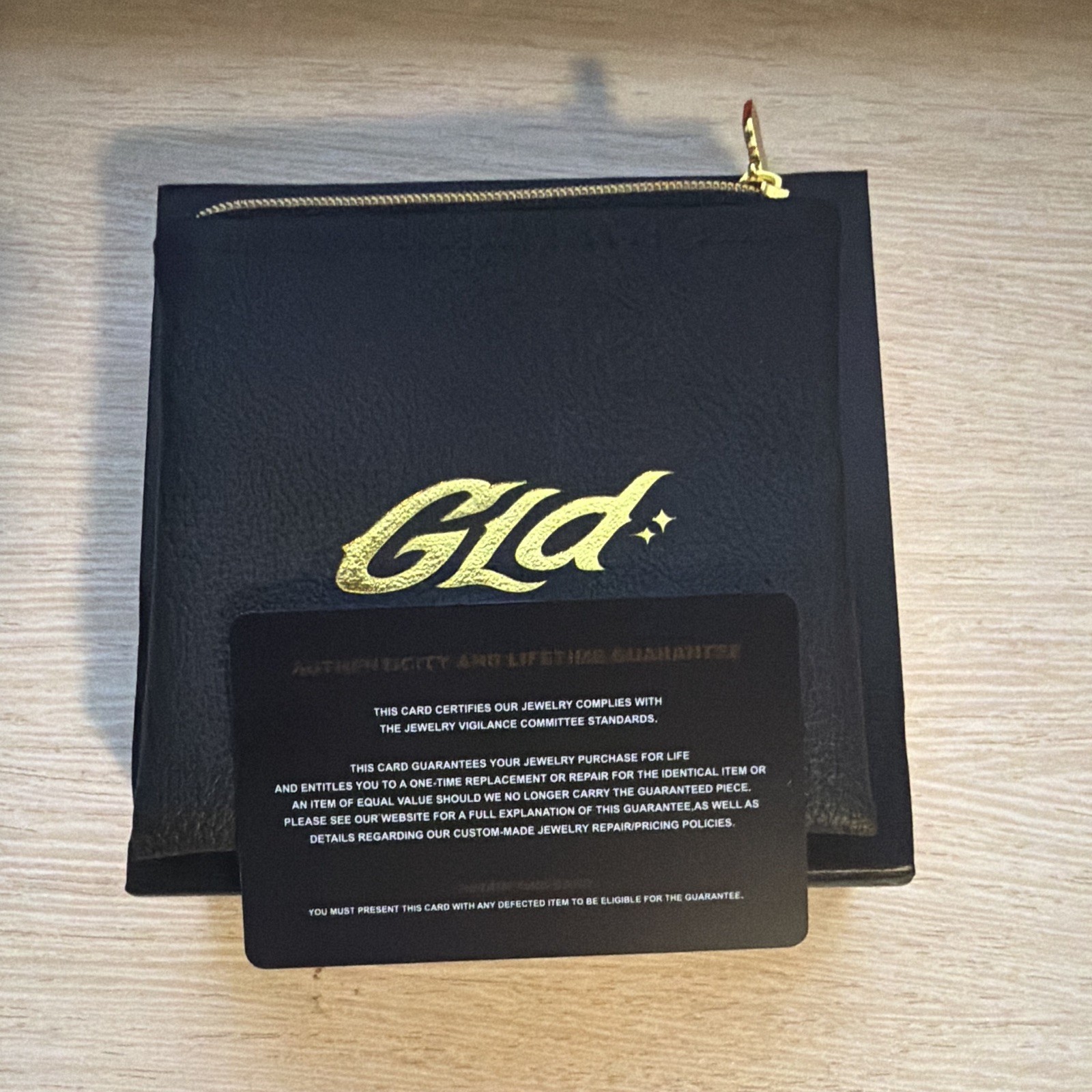 GLD Gold Tone Rope Chain Necklace Yellow Gold Color Lobster Clasp w/Box