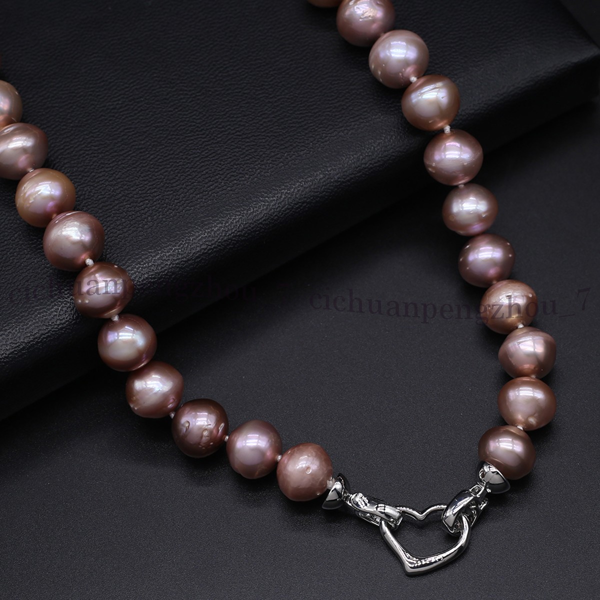 Huge 12-14mm Pink Genuine Natural South Sea Baroque Pearl Necklace 14-36”