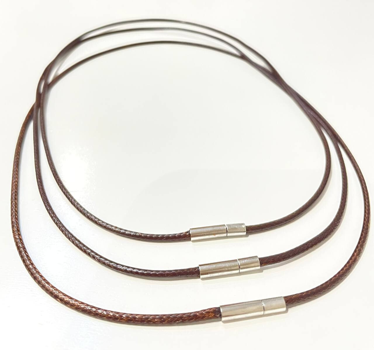 Leather Cord for Necklace, Thin and Strong Leather Necklace String