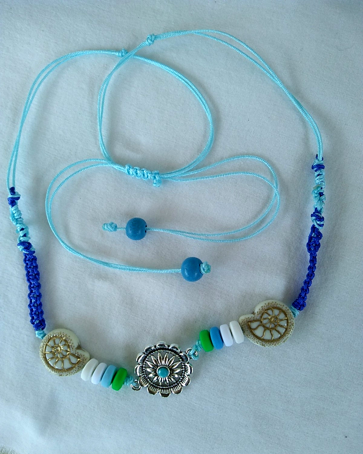 Nautilus Western Pendant Necklace 28″Adj Women’s Boho Jewelry US Seller Gift