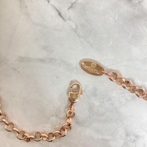 【In Box/Drawstring】Medium Orb Necklace Pink Gold Top 6.5cm