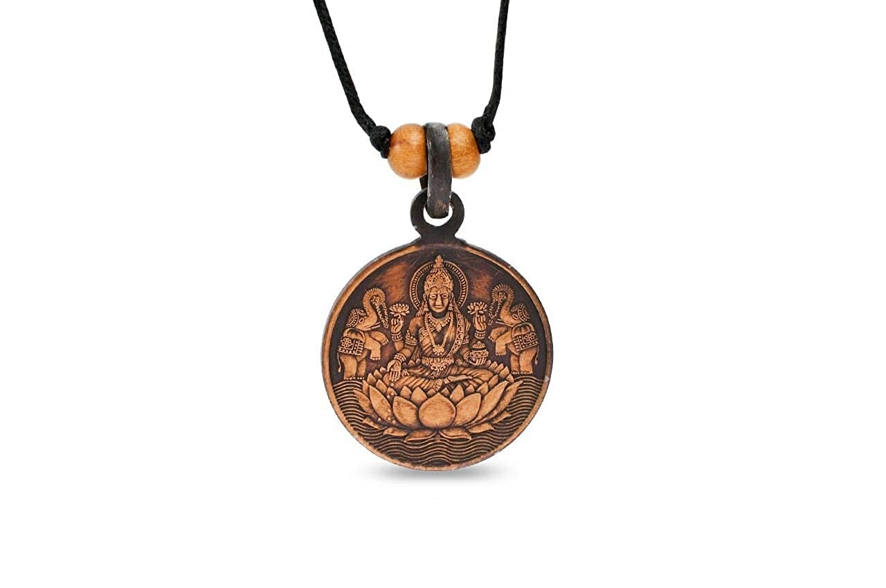 Shree Yantra Locket Pendant – Copper For Unisex Adult For Good Health & Wealth