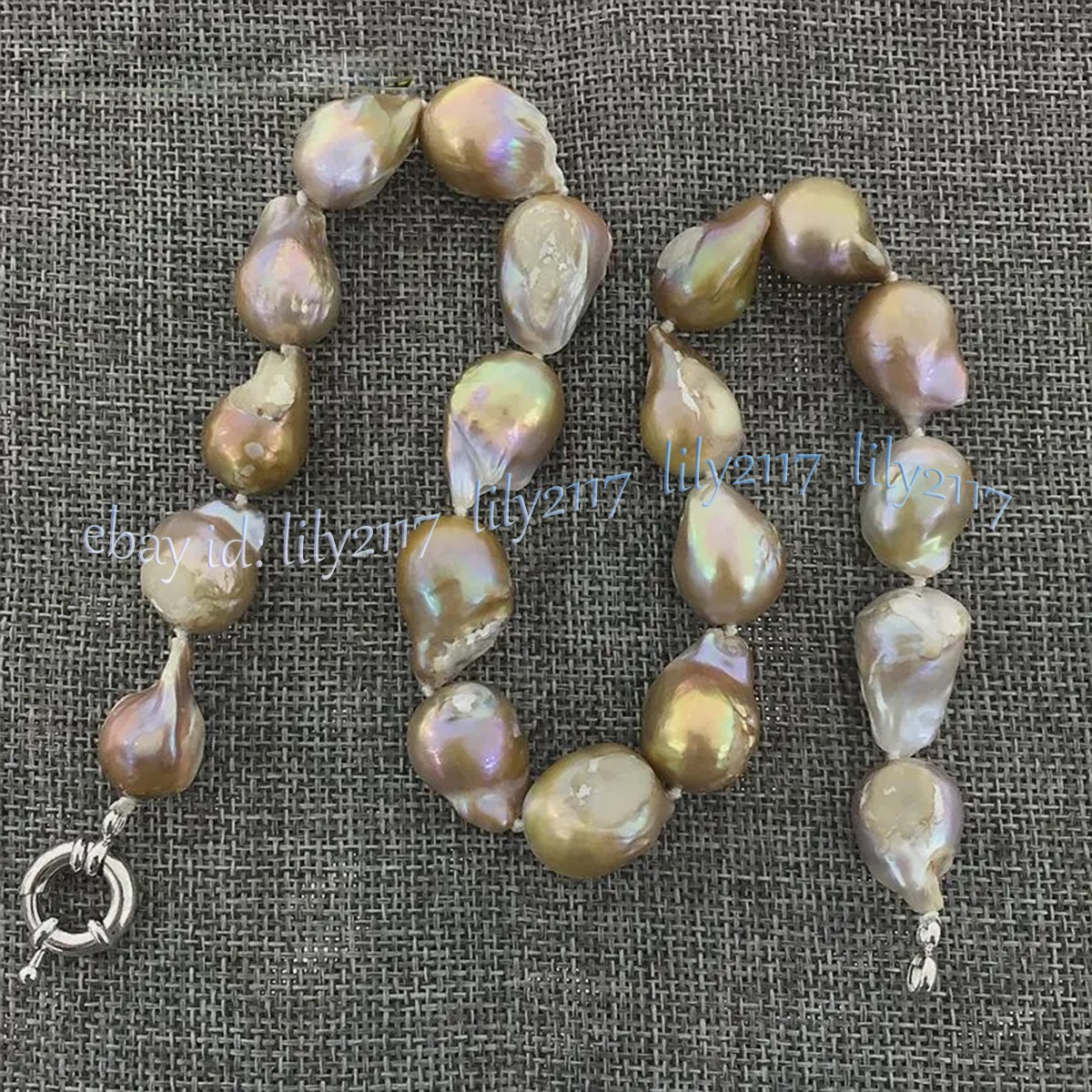 Huge 15-25mm Natural South Sea Multicolor Keshi Baroque Pearl Necklace 14-36inch