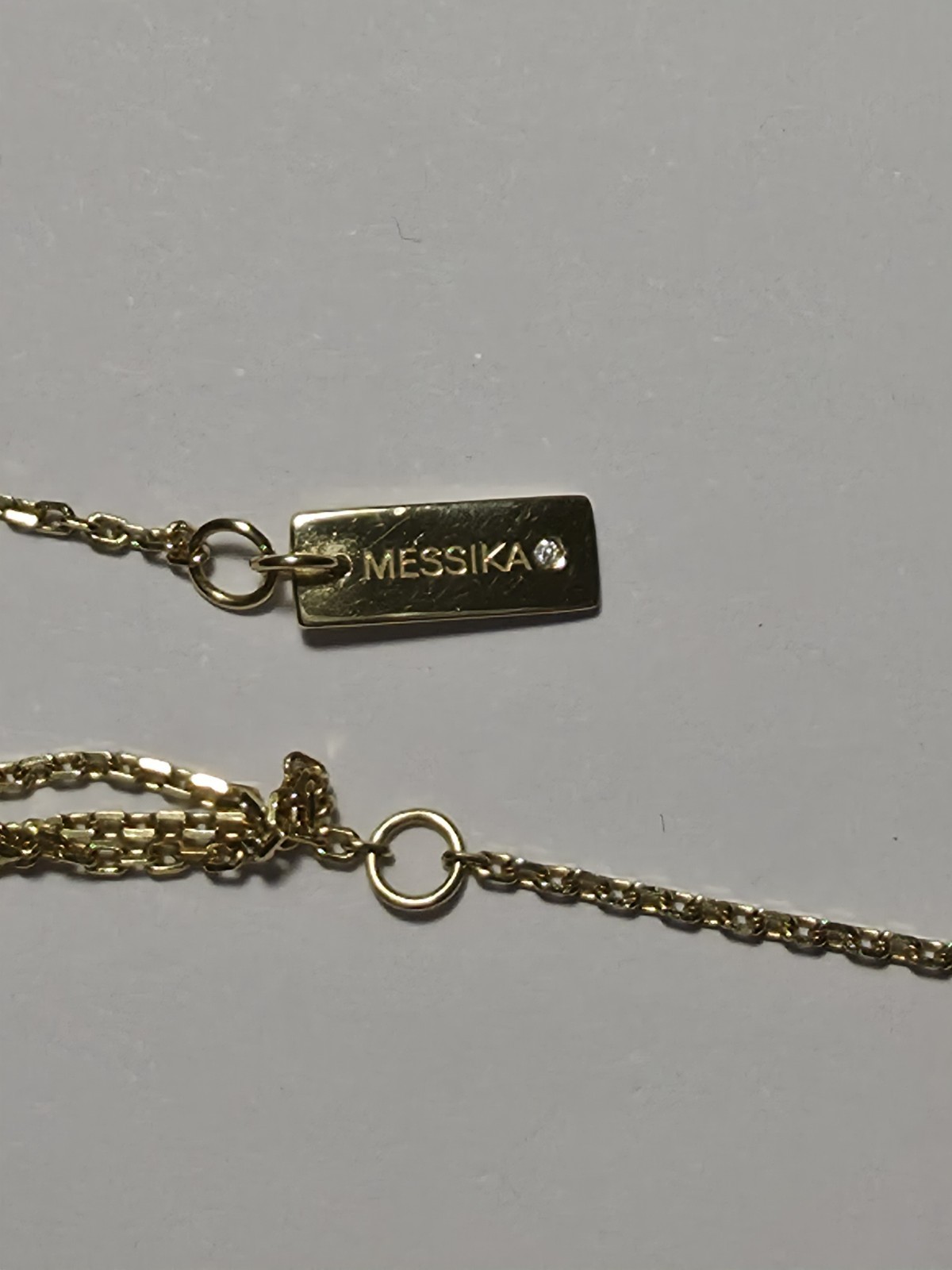 Messika Baby Move Pave Necklace – Yellow Gold