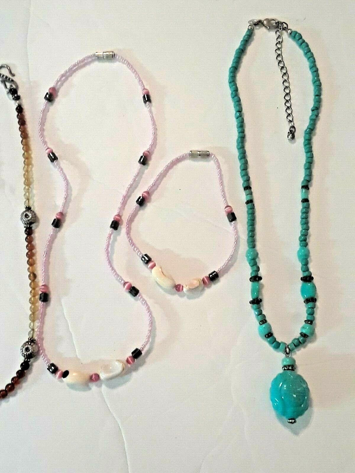 Beautiful colorful necklaces. Crystal, Glass, gem beads. moon glow, art glass +