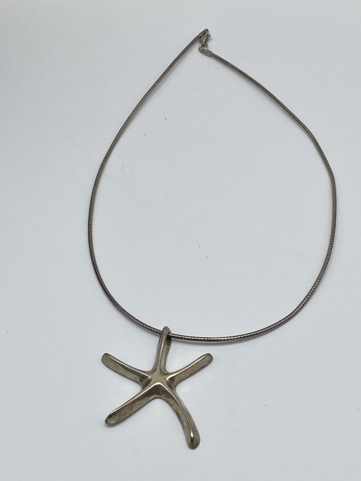 Sterling Silver Sarfish Pendant Snake Chain Necklace 16.6g