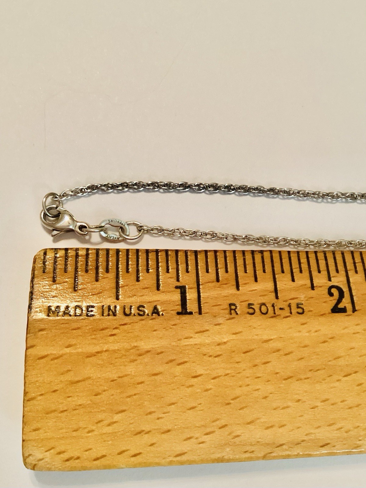 James Avery 18” Sterling Silver Light Rope Chain Necklace Excellent