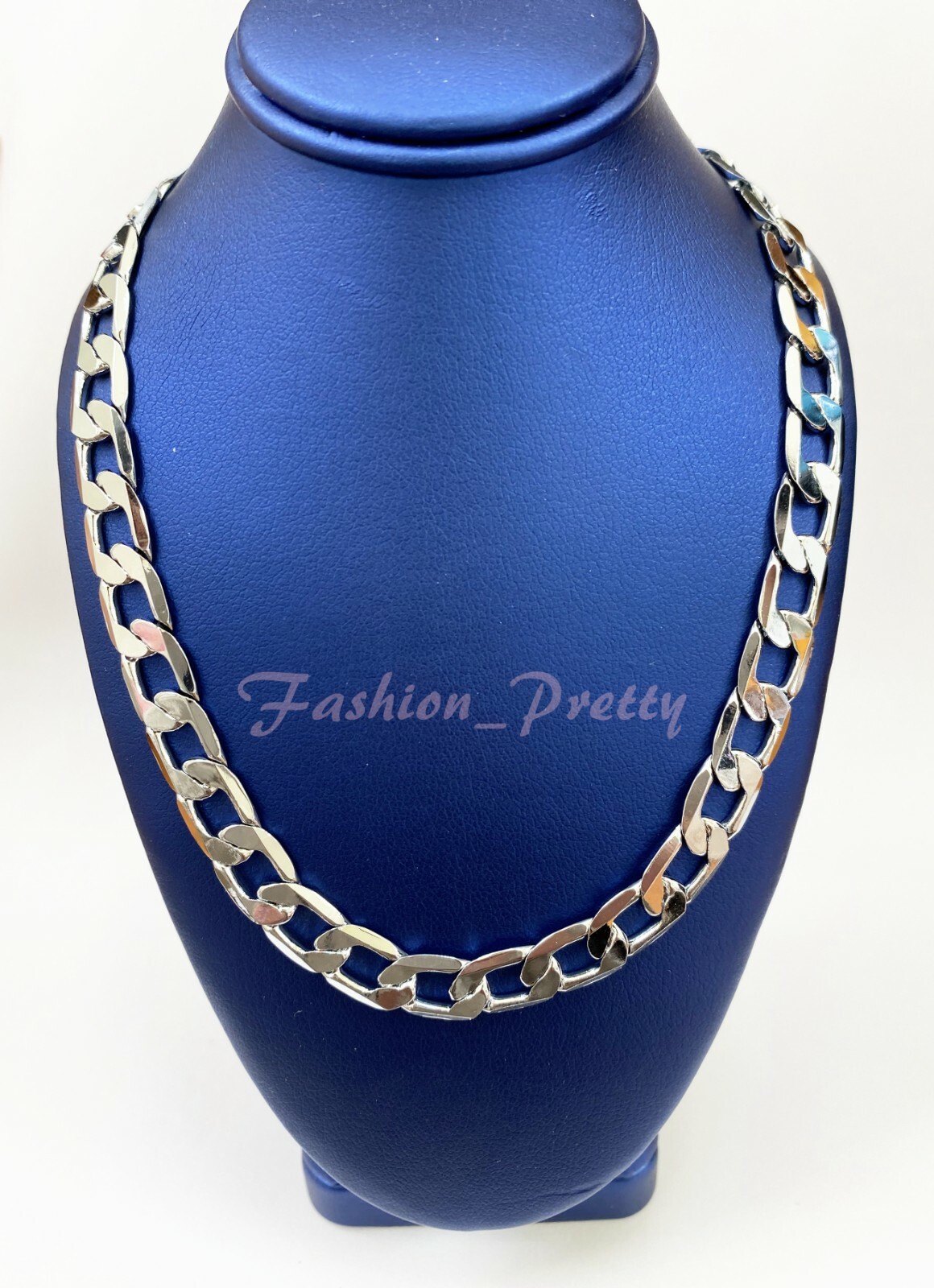 New Arrived!! Classic Mens Stainless Steel Curb Chain Necklace – 19 inches