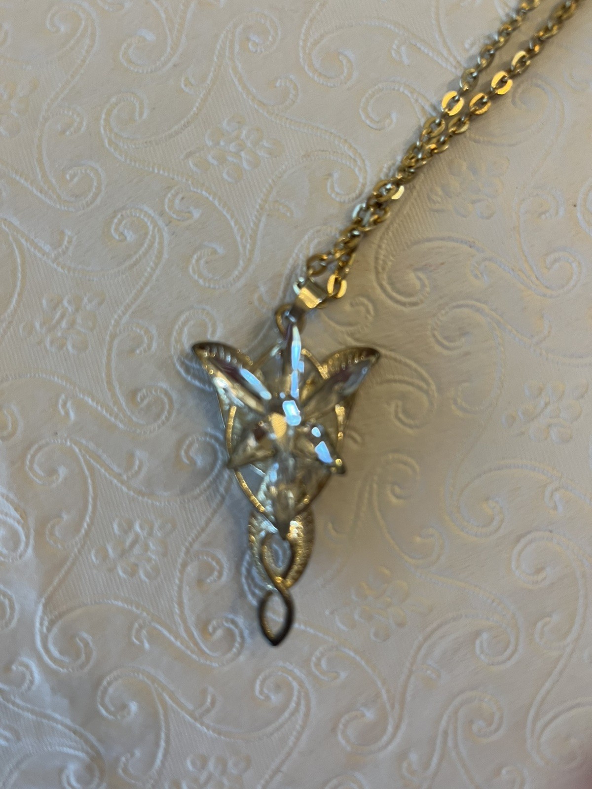 Arwen Evenstar Necklace – Lord of the Rings Pendant Jewelry for Women