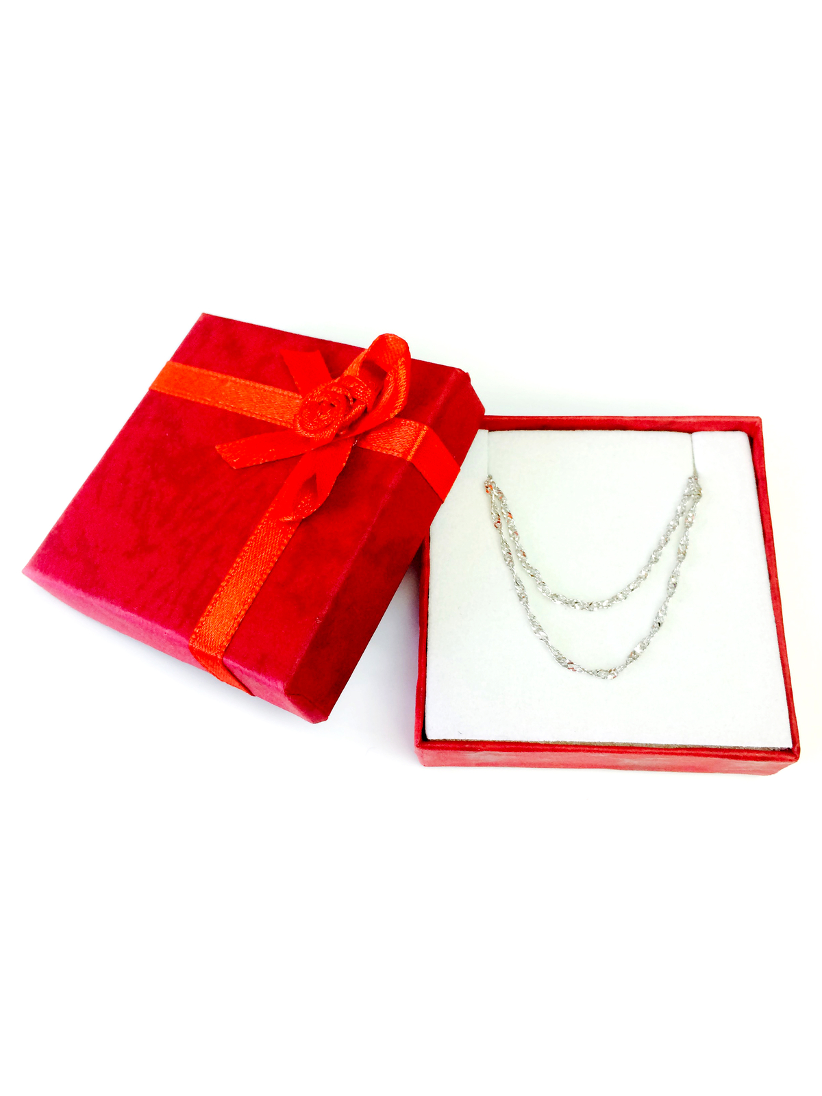 925 Sterling Silver Rhodium Plated Singapore Chain, Width, 1.6mm
