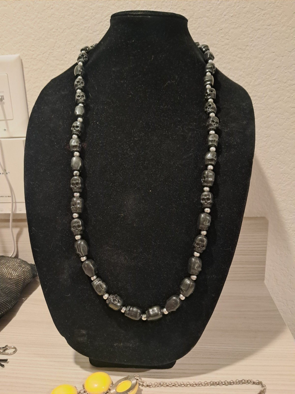 Black Skull Necklace