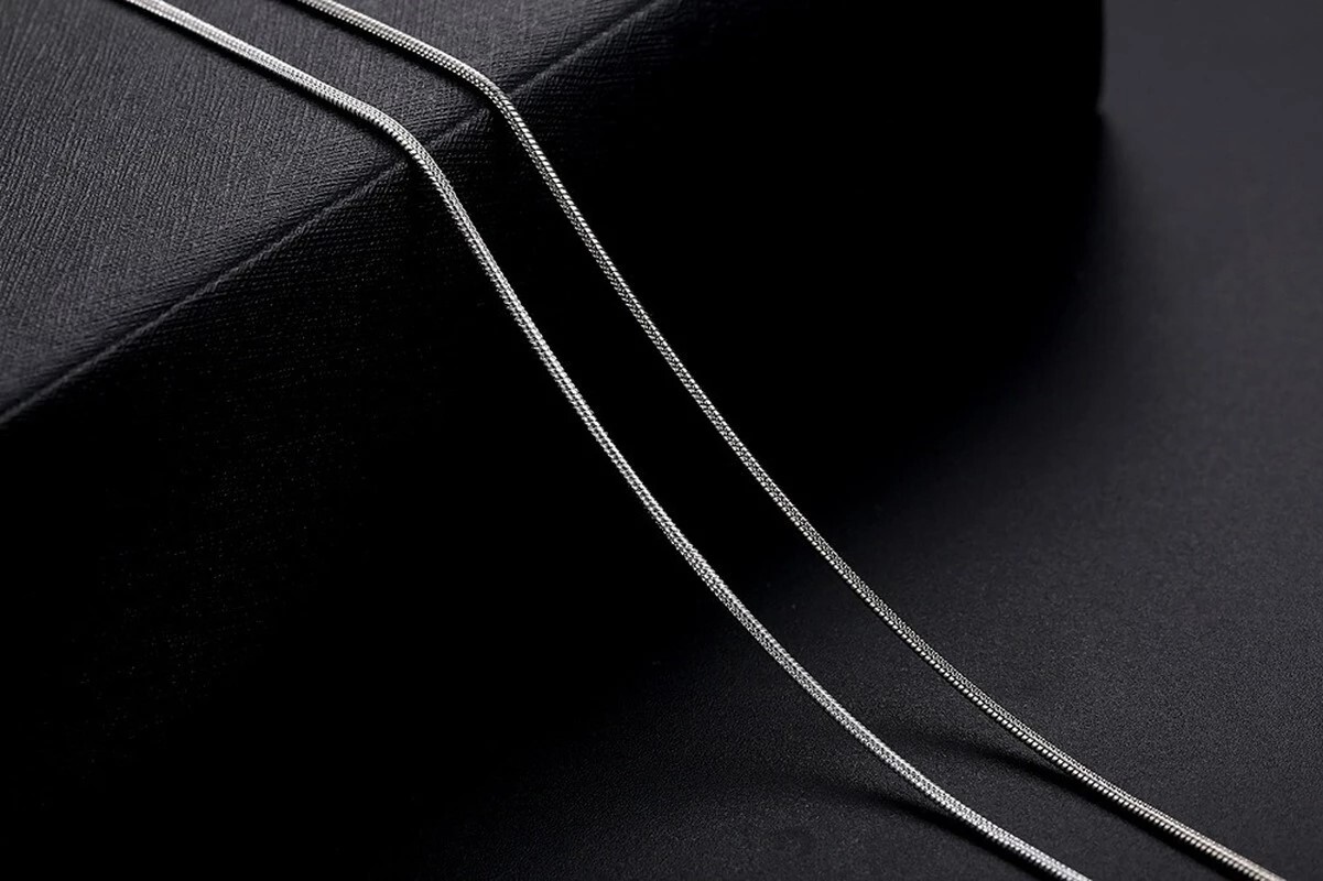 30″ S925 STAMPED Sterling Silver 1.2mm Round Snake Chain Necklace