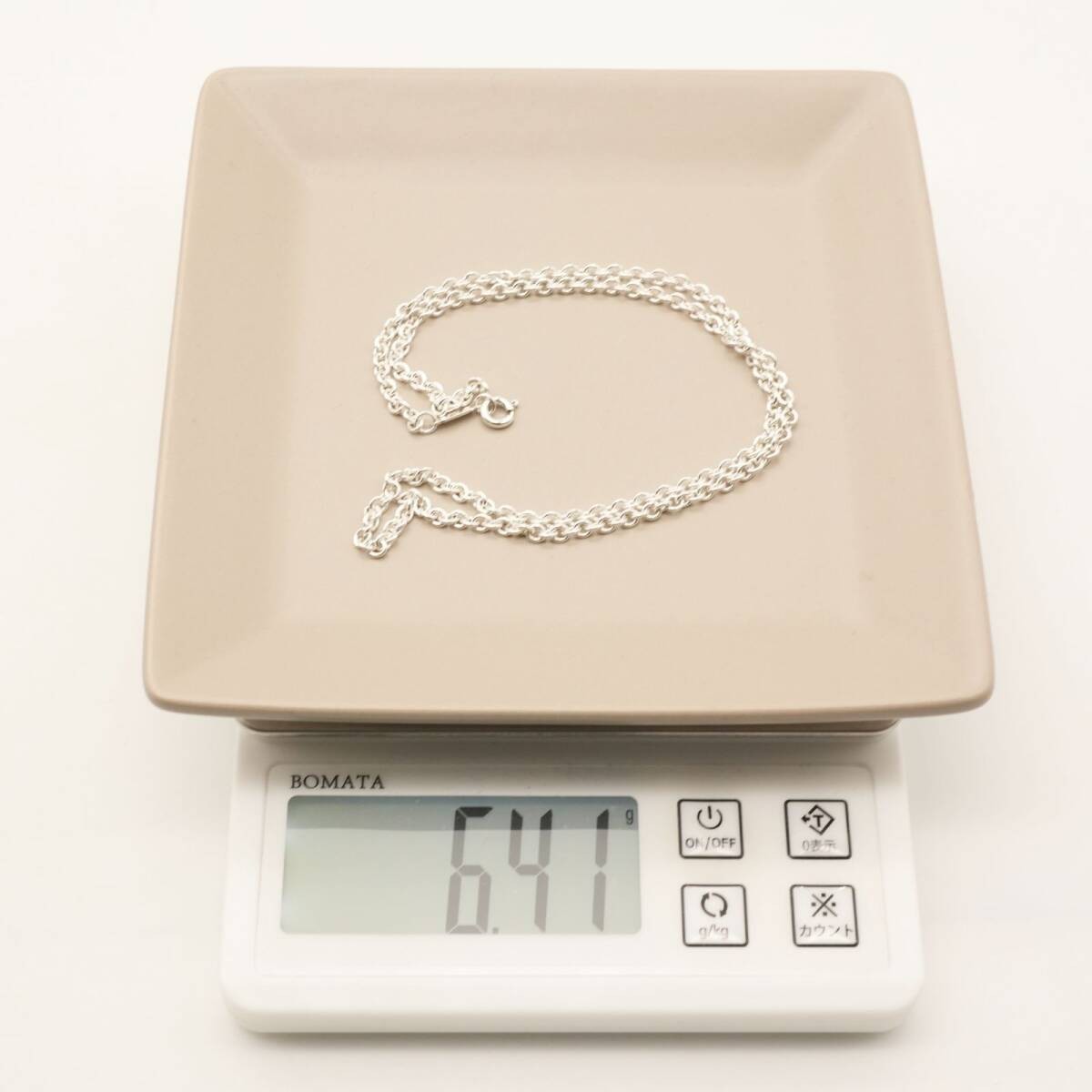 TIFFANY & CO Thick Chain Mint 925 Sterling Silver Link Necklace 40cm 16in Japan