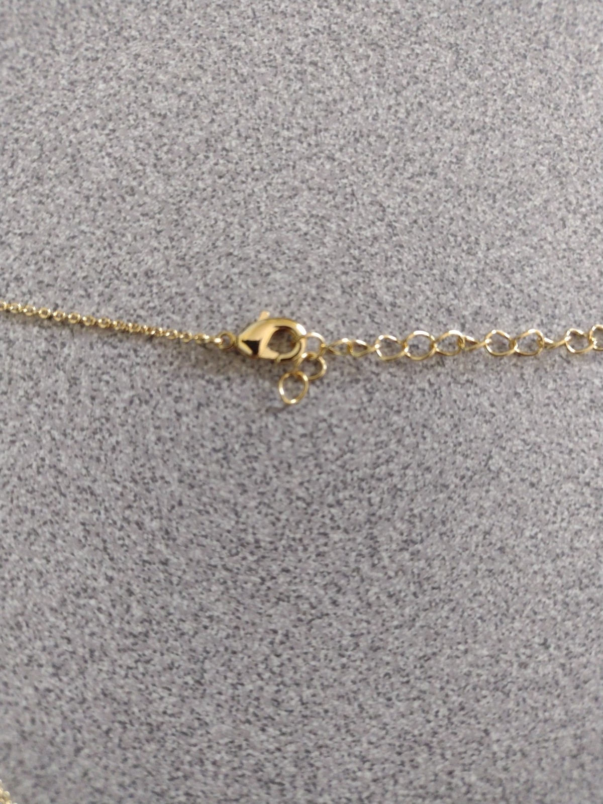 Electric Picks The One Necklace 14k Gold Plated 16″ with 6mm Crystal