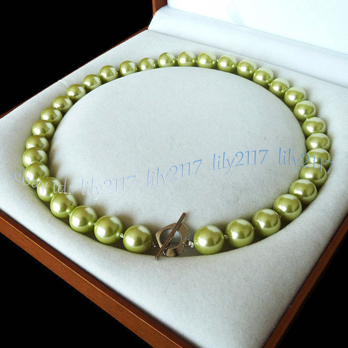 19” Beauty 8/10/12/14mm Multicolor South Sea Shell Pearl Round Beads Necklaces
