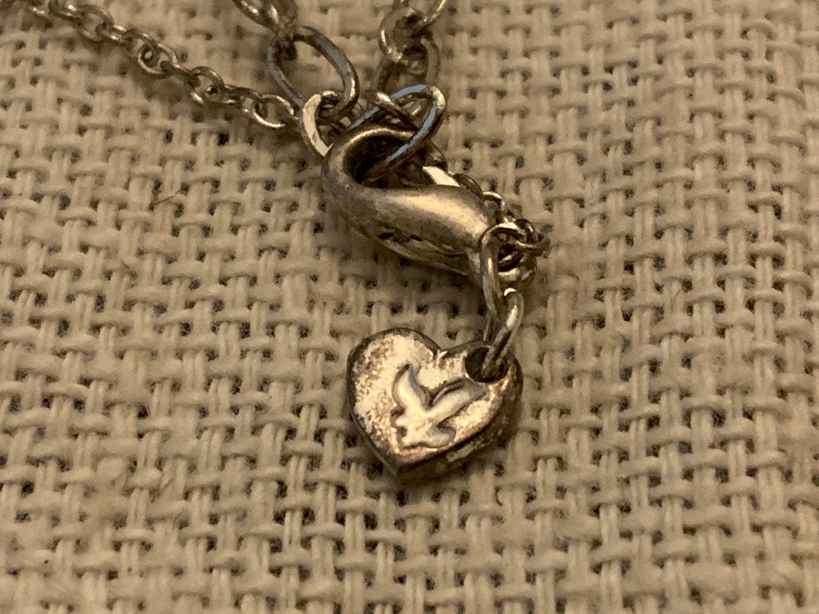 ID Signet tag Coin Pearl crystal AEO American Eagle outfitters dainty necklace