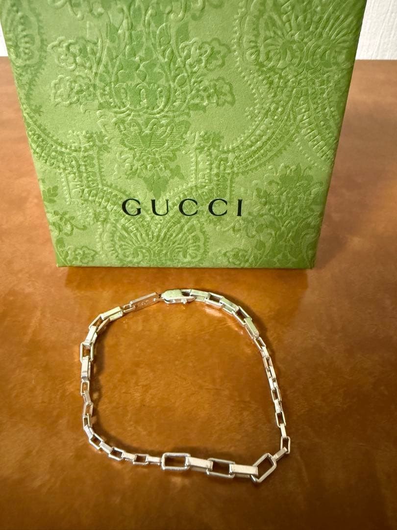 Very Rare GUCCI Vintage Silver SV925 Bracelet Venetian