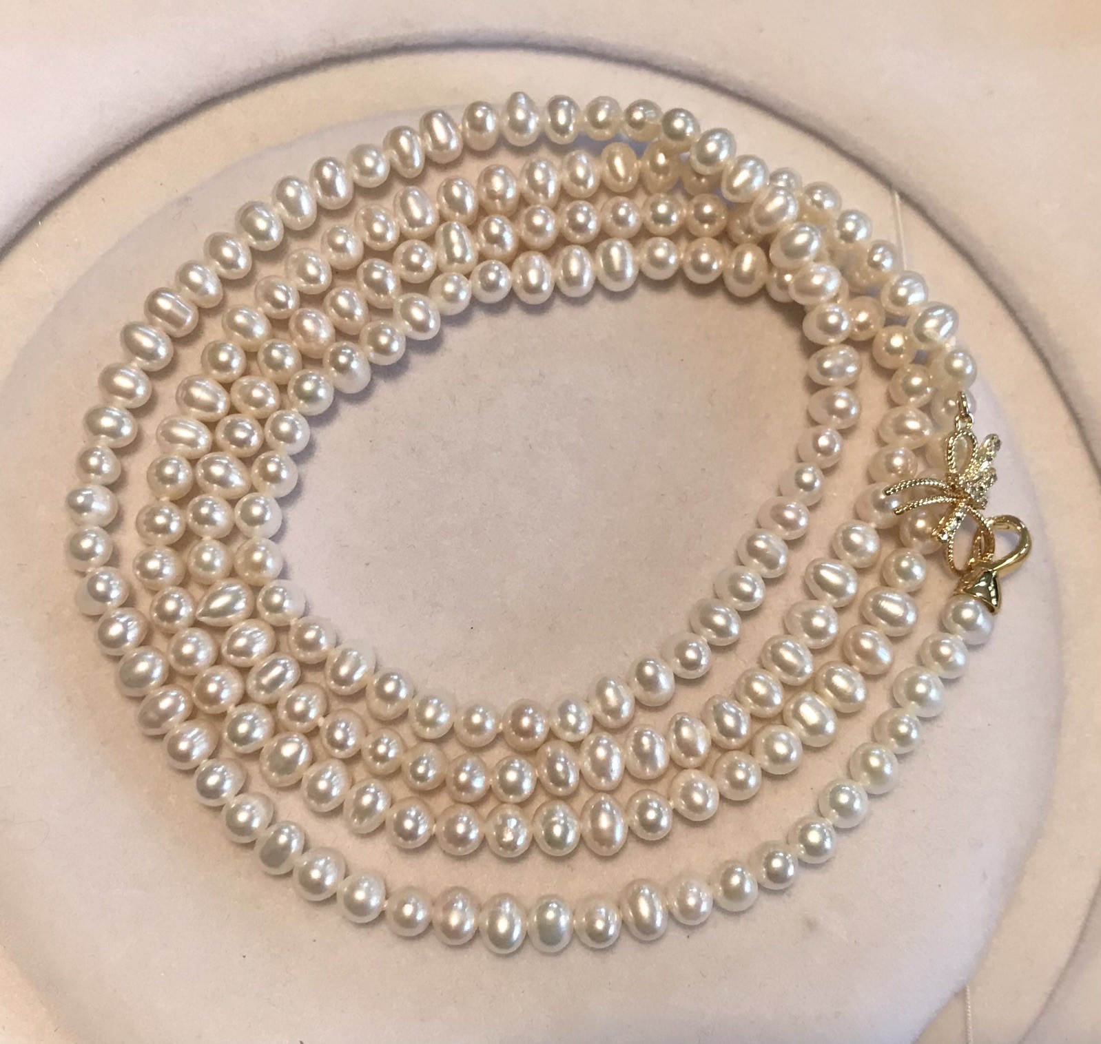✨ 6–7mm Freshwater Pearl Necklace & Stud Earrings Set ✨（P0141)