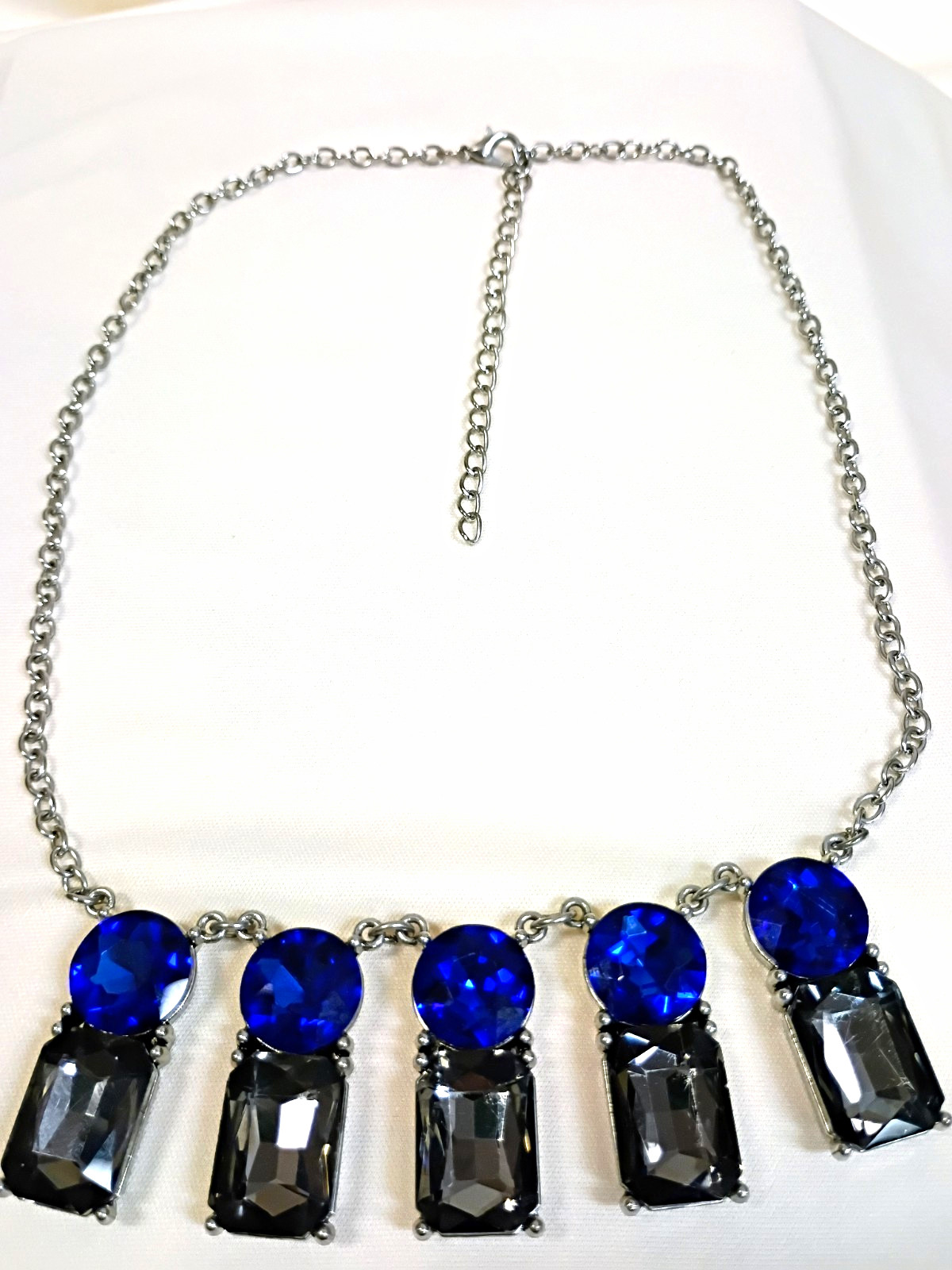 Paparazzi Colbalt Blue & Smokey Gray Necklace