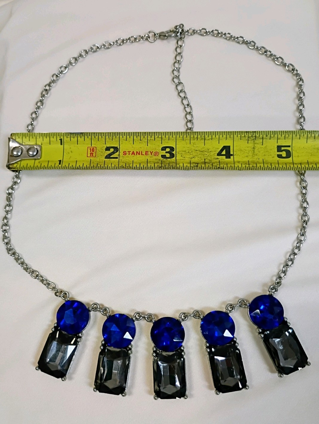 Paparazzi Colbalt Blue & Smokey Gray Necklace