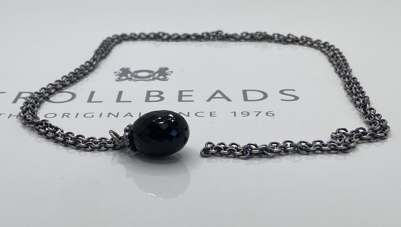 Trollbeads Fantasy Necklace With Black Onyx 60cm