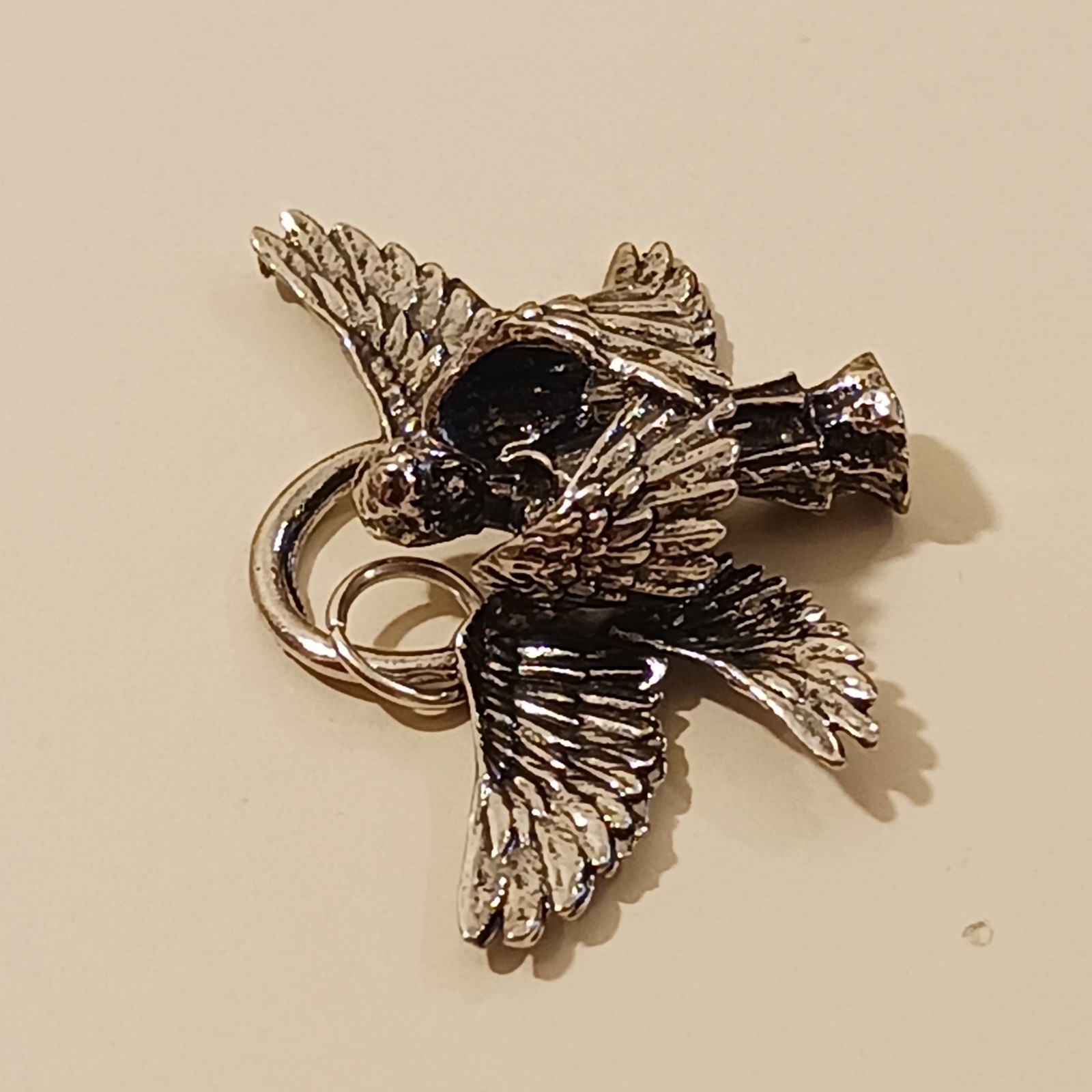 Vintage Praying Angel Pendant Necklace Unisex Adult Traveler Jewelry Gift SS SP