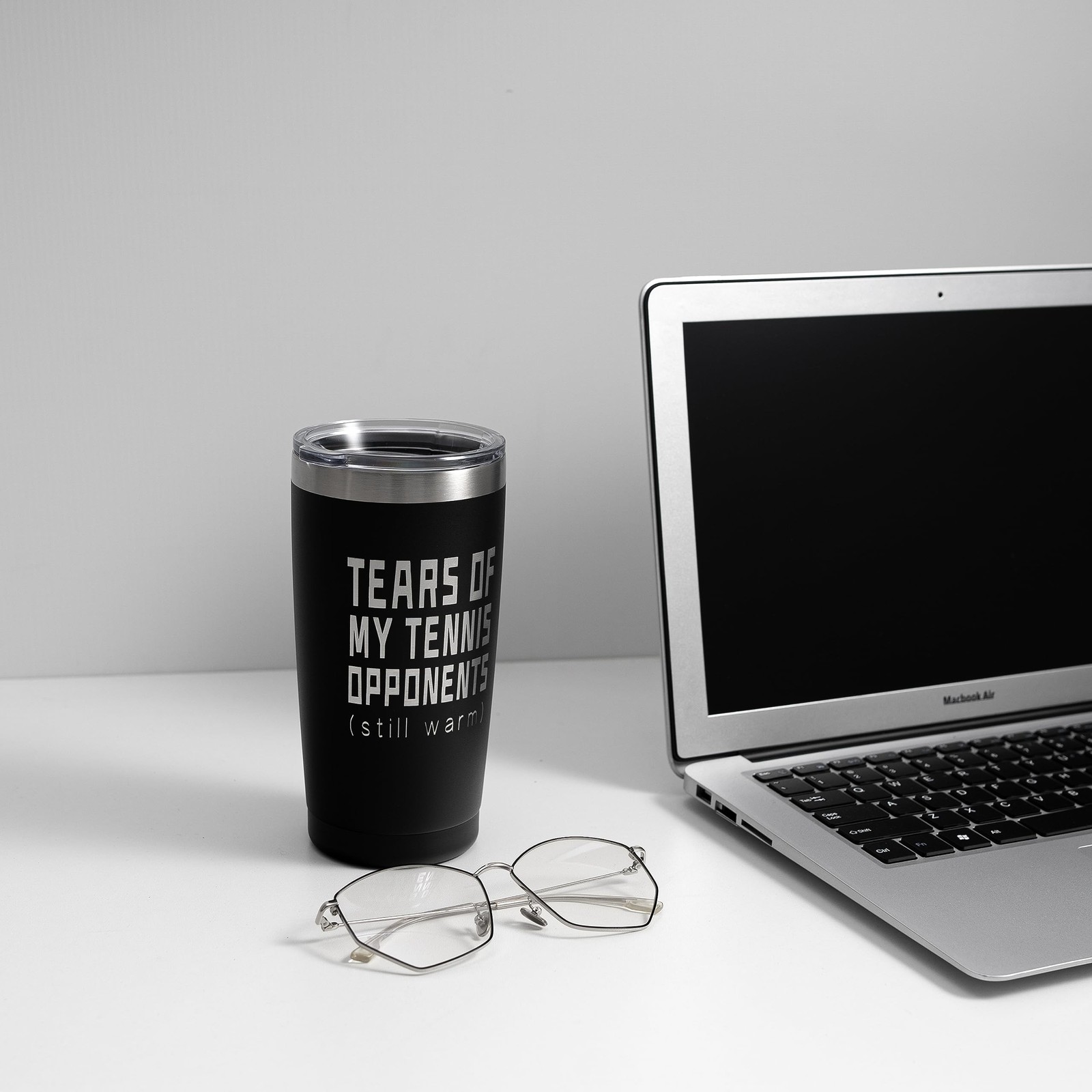 ARIABLE Tears of My Tennis Opponents Tumbler Sports Player Gifts, Gifts for T…