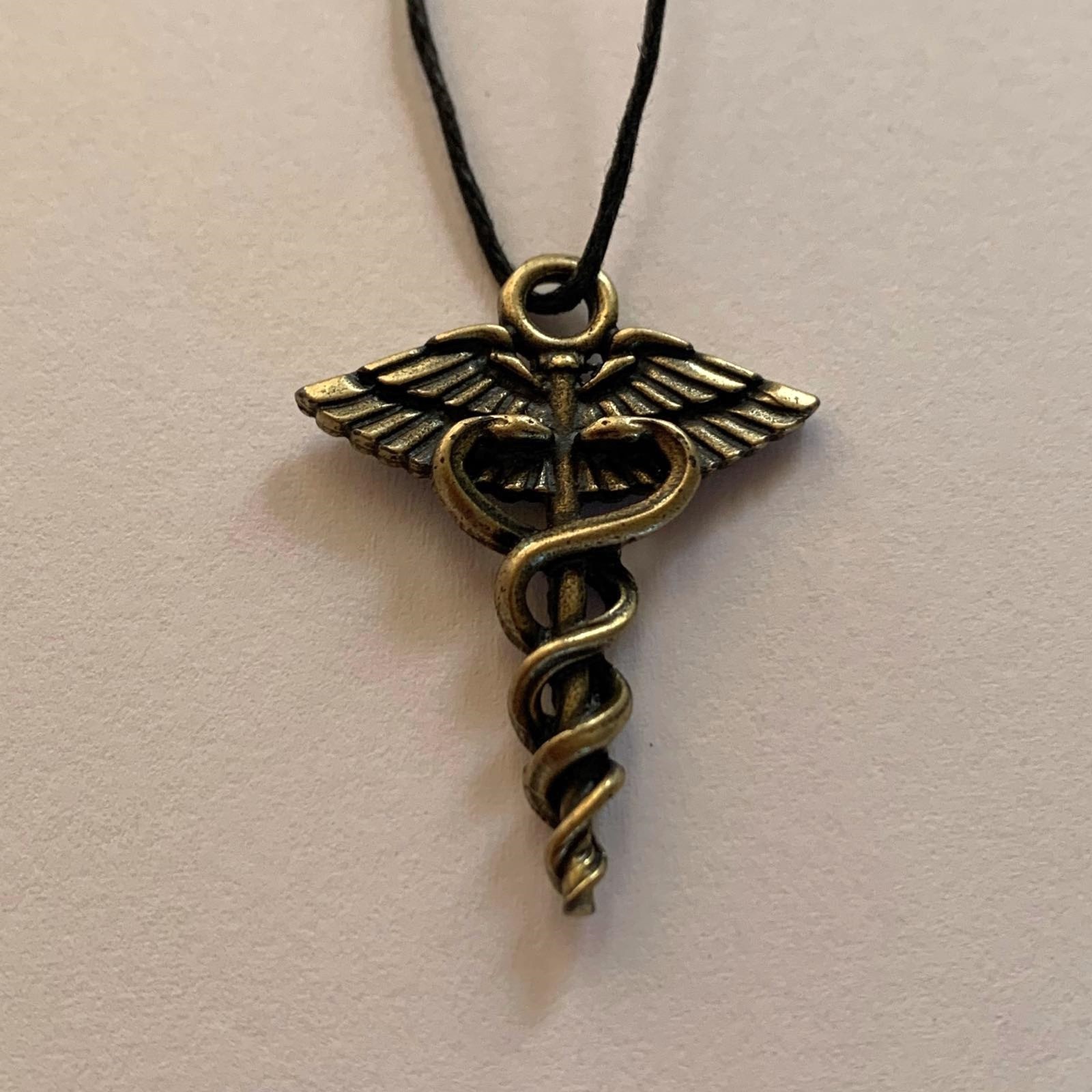 Caduceus Necklace – Medical Pendant for Doctor Nurse EMT Paramedic | Graduation