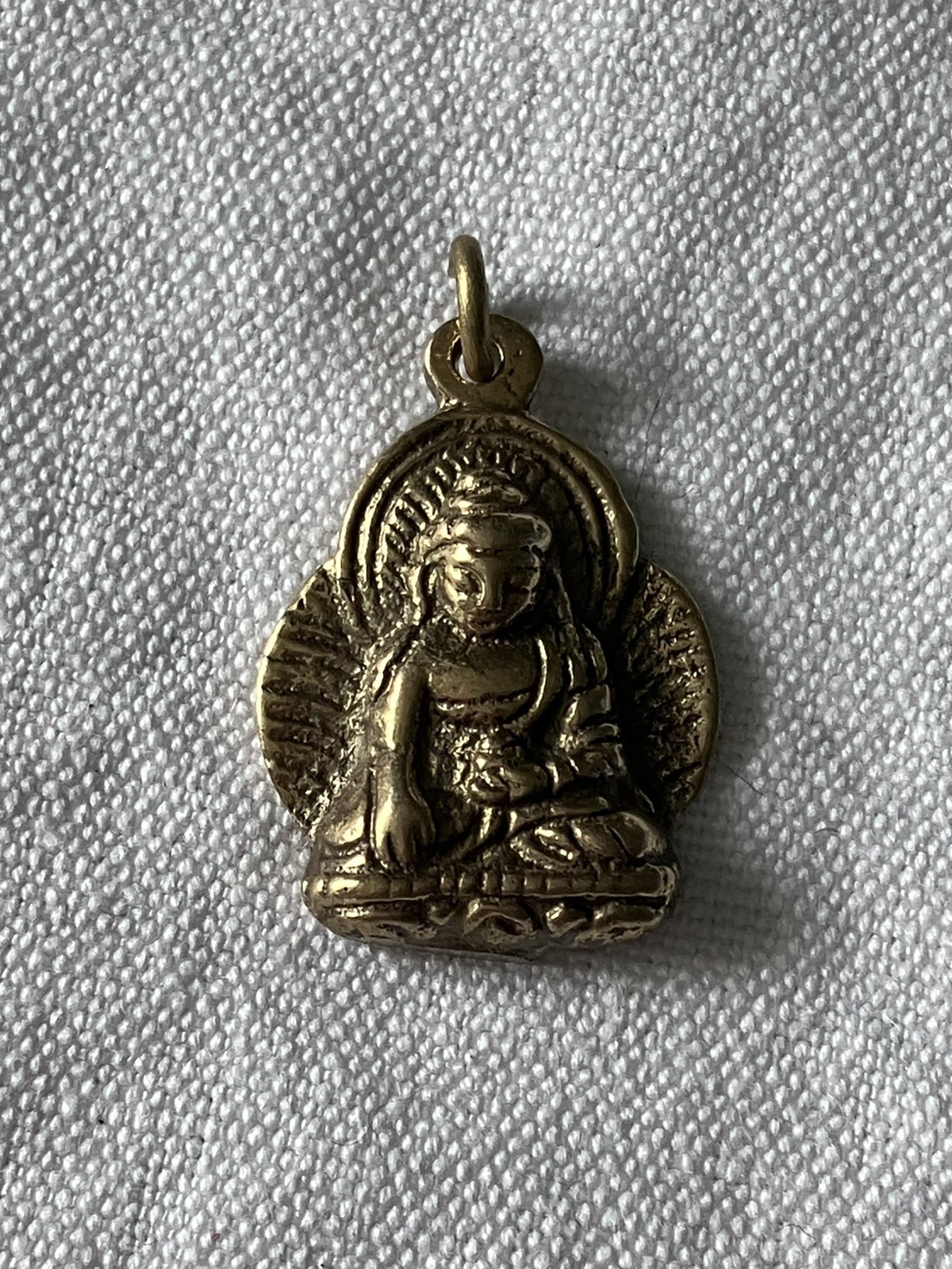 Brass Pendant Medicine Buddha handmade in Nepal