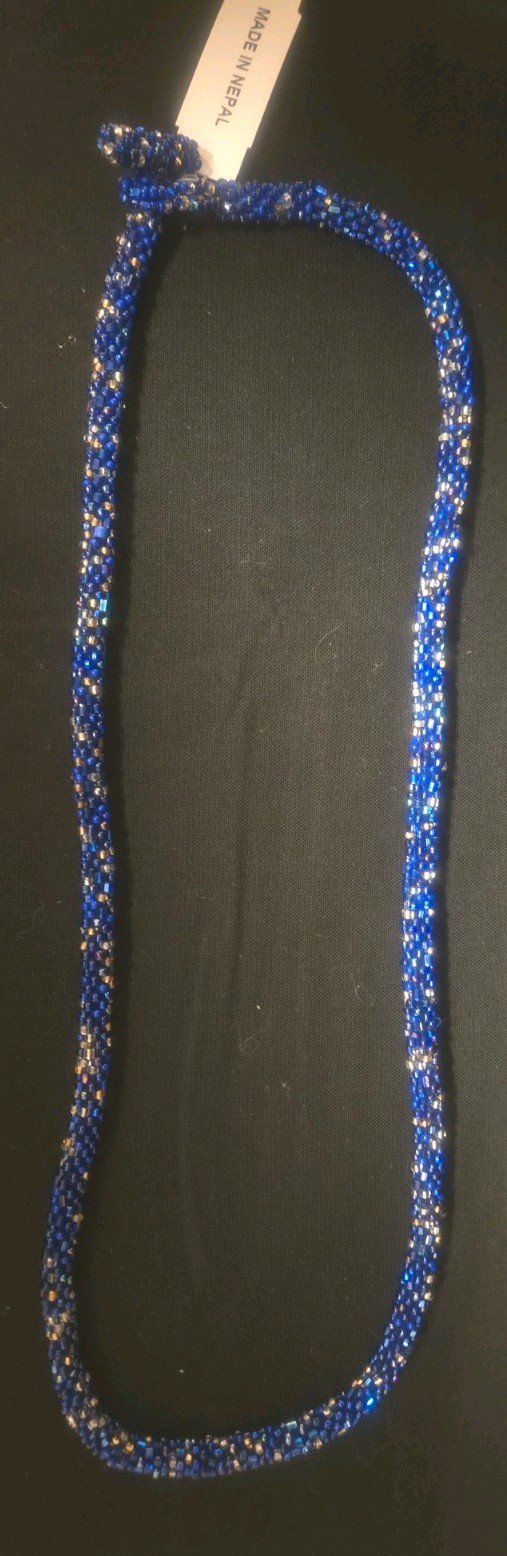 Himalayan Gems Necklace, Made In Nepal, 24 1/2″ Long
