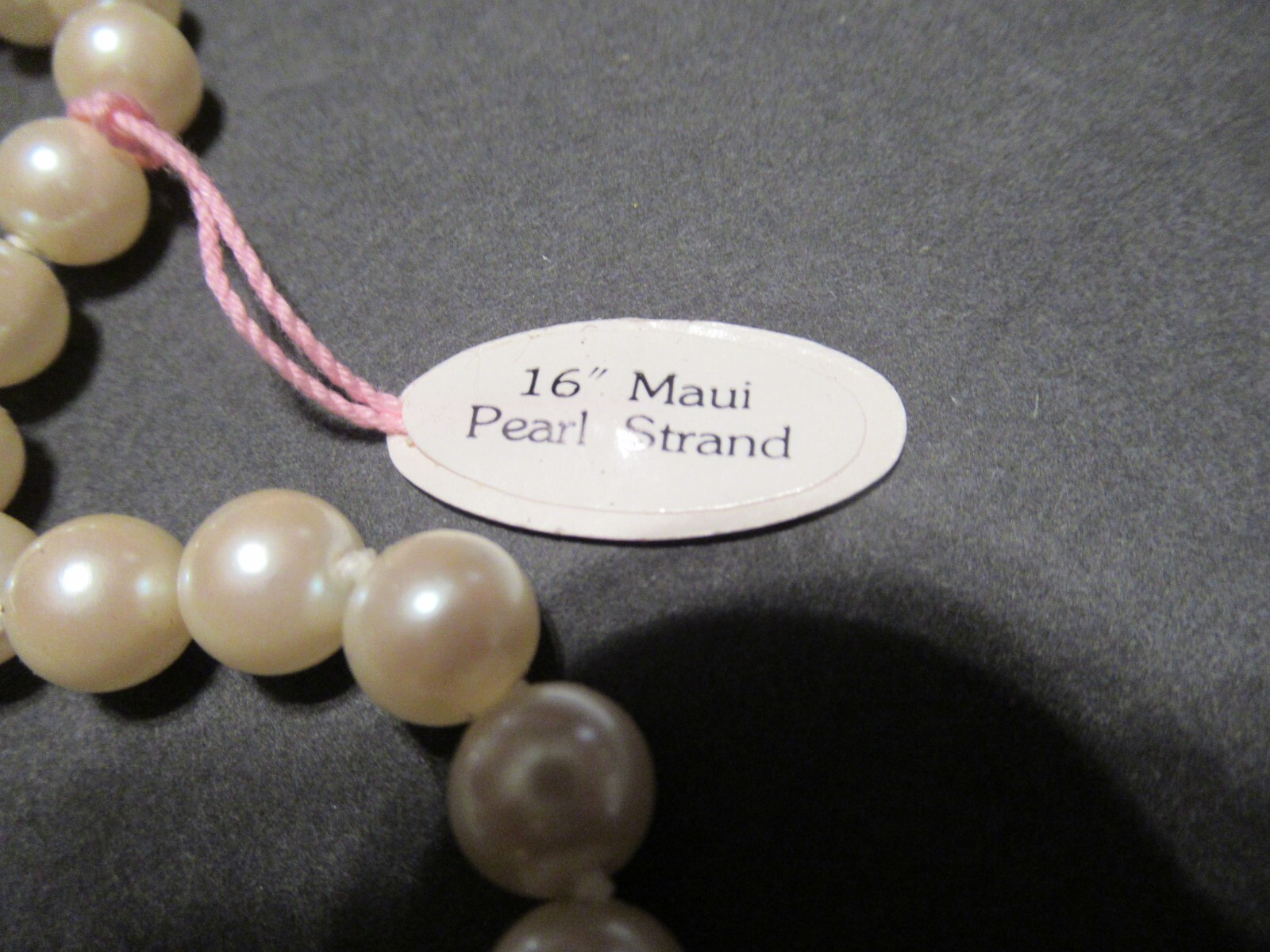 Vintage Maui Pearl Strand Necklace 16″ Child or Adult Choker New Old Stock