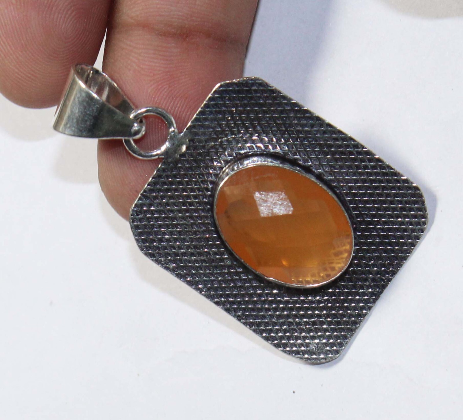 Hydro Onyx Oval Shape Gemstone Handmade Pendant Jewelry Pendant Size 1.5 inches