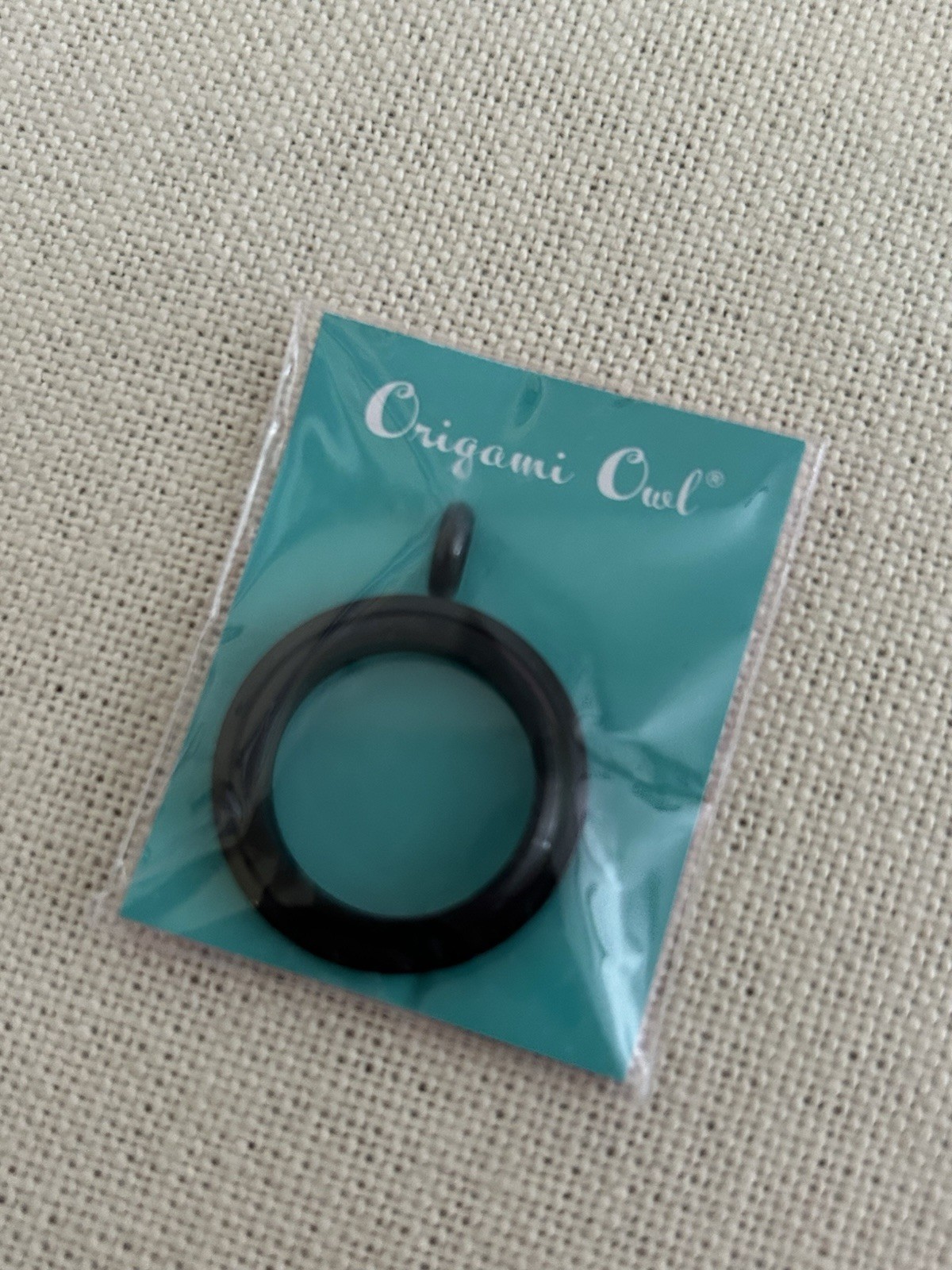 Origami Owl LK4009 Medium Black Twist “BASE ONLY” for Locket “NIP”