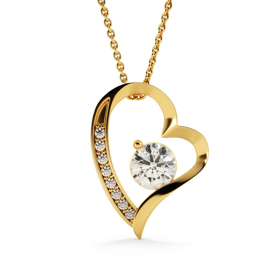 To My Soulmate Heart Necklace Anniversary valentines meaningful Gift