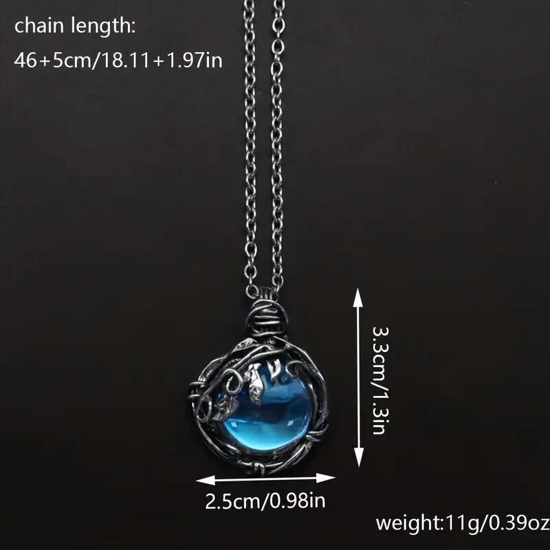 Beautiful Moon Stone Pendant & 18″ Necklace! FREE SHIPPING IN THE USA!