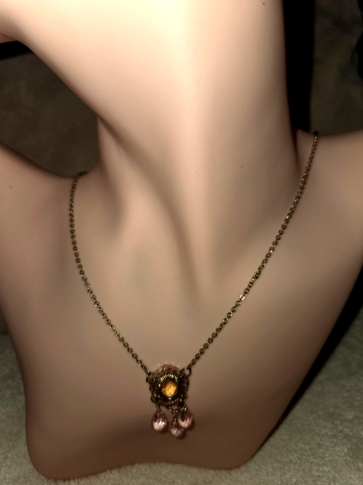Necklace Pendant, Dana Kellin for Target, Fashion Jewelry, GUC, 16-20 in., Nice!