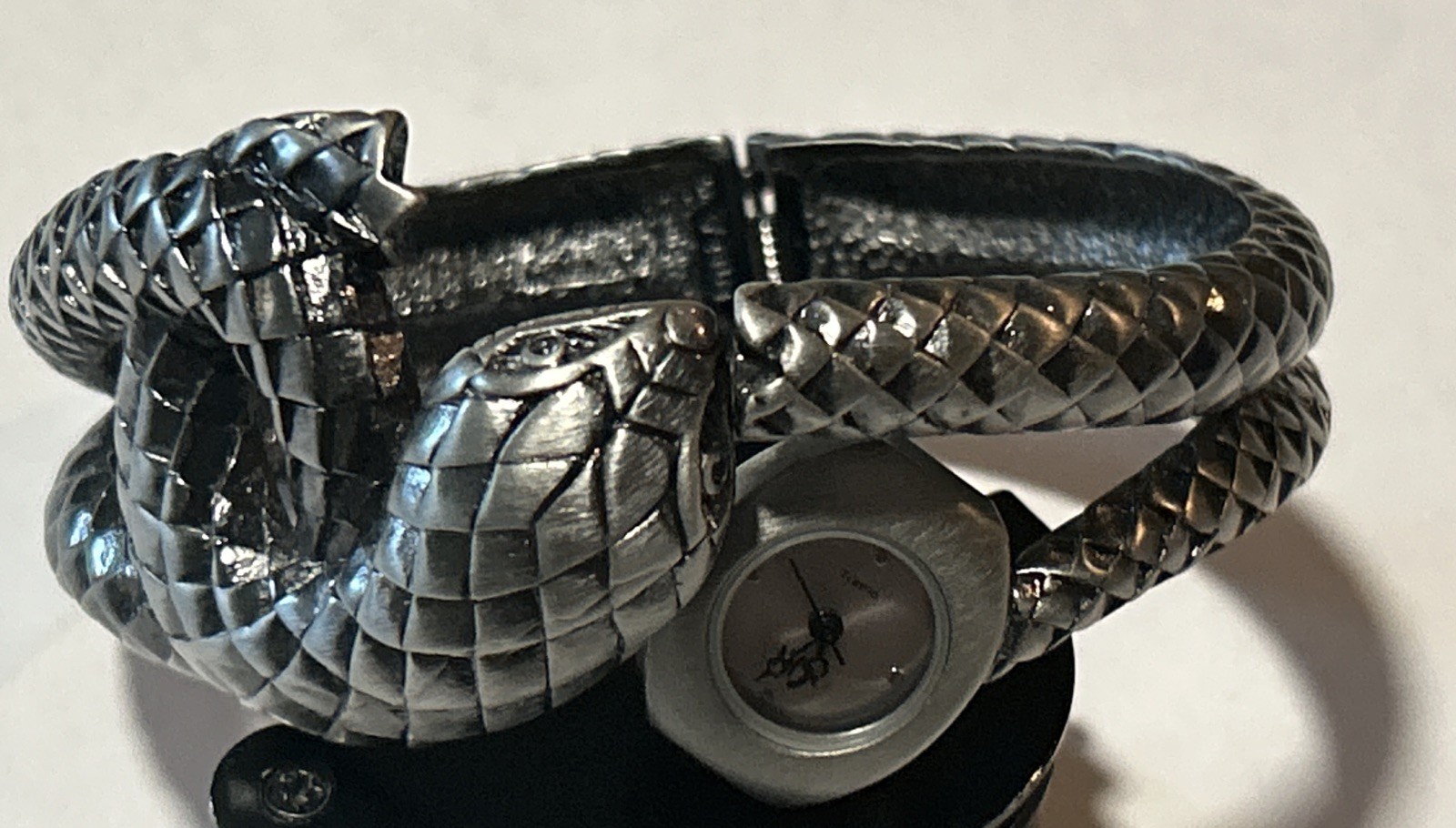Chi by Falchi Designer Snake Cuff Bracelet Bangle Watch NEW TESTED