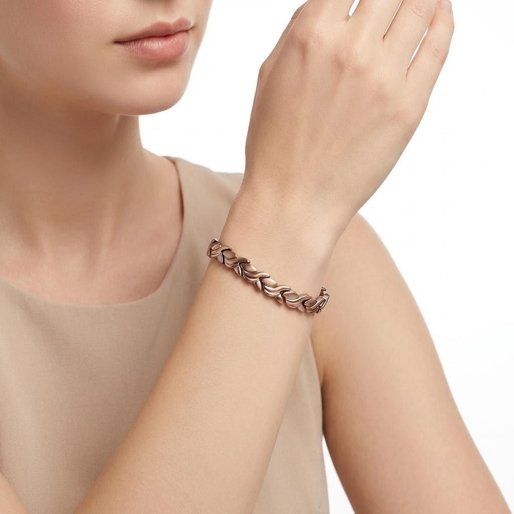 Super Strong Pure Copper Arthritis Therapy Magnetic Bracelet Women Dainty Gift