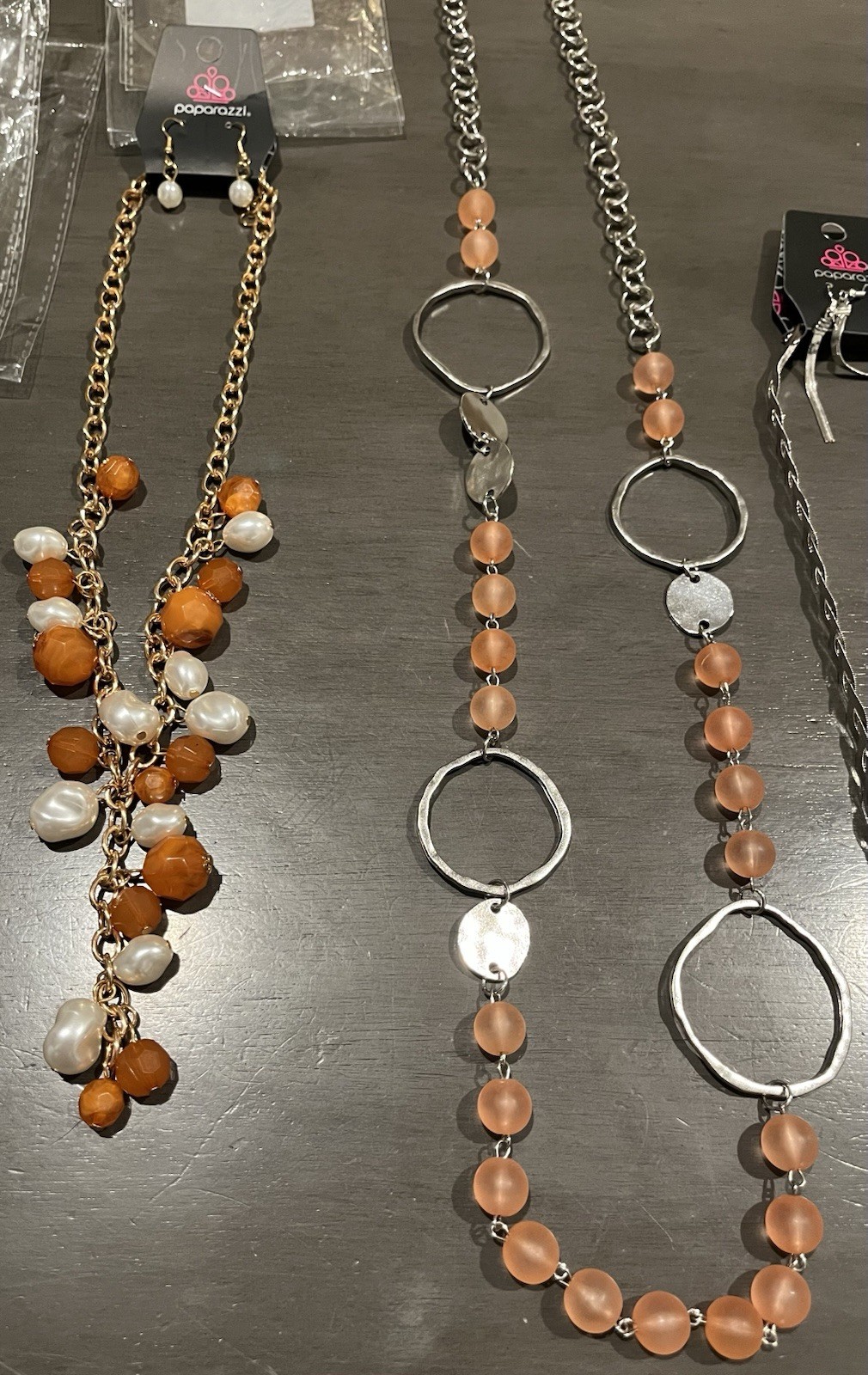 6 Piece Paparazzi Necklaces In Various Colors & Lengths. Stunning Pieces! NWT