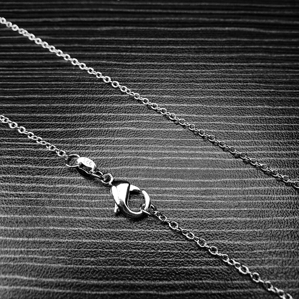 925 Silver Rolo Chain Necklace Lobster Lock Men’s Women’s Jewelry 16-24″