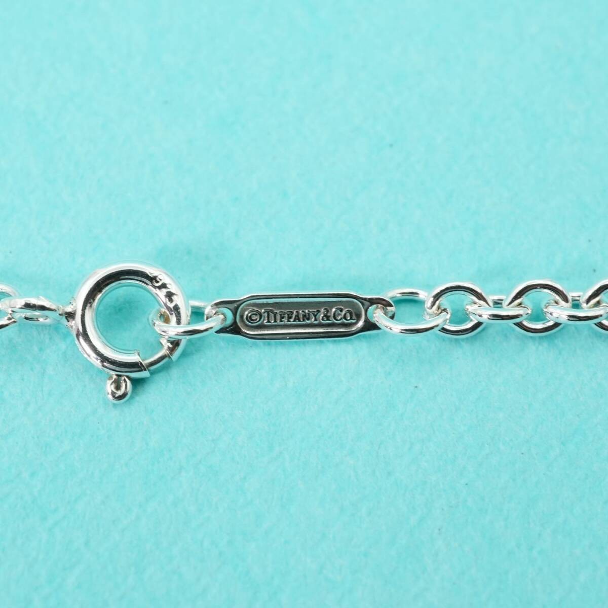 TIFFANY & CO Thick Chain Mint 925 Sterling Silver Link Necklace 40cm 16in Japan