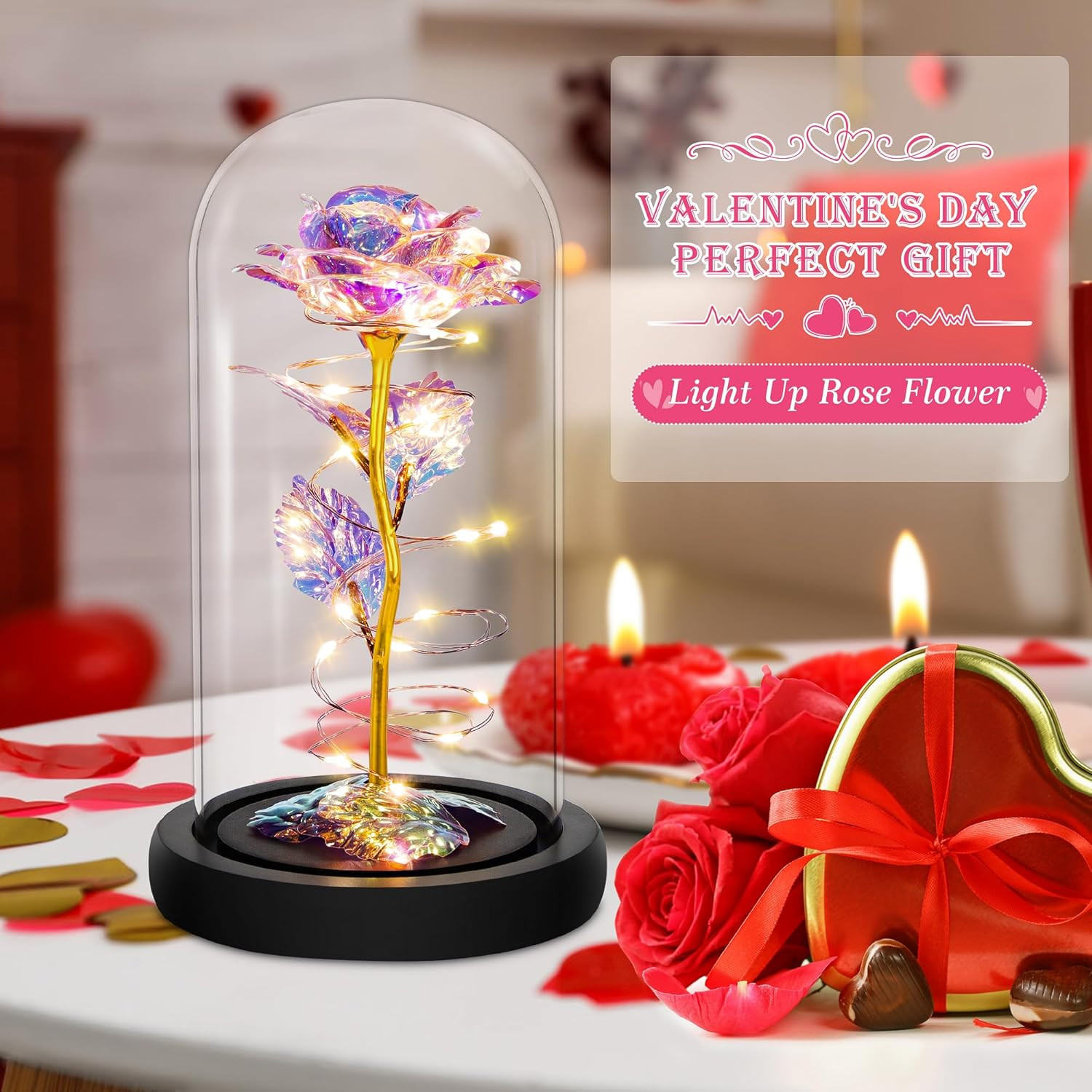 Birthday Gifts for Women,Mothers Day Flowers Gifts for Mom from Daughter Son,…