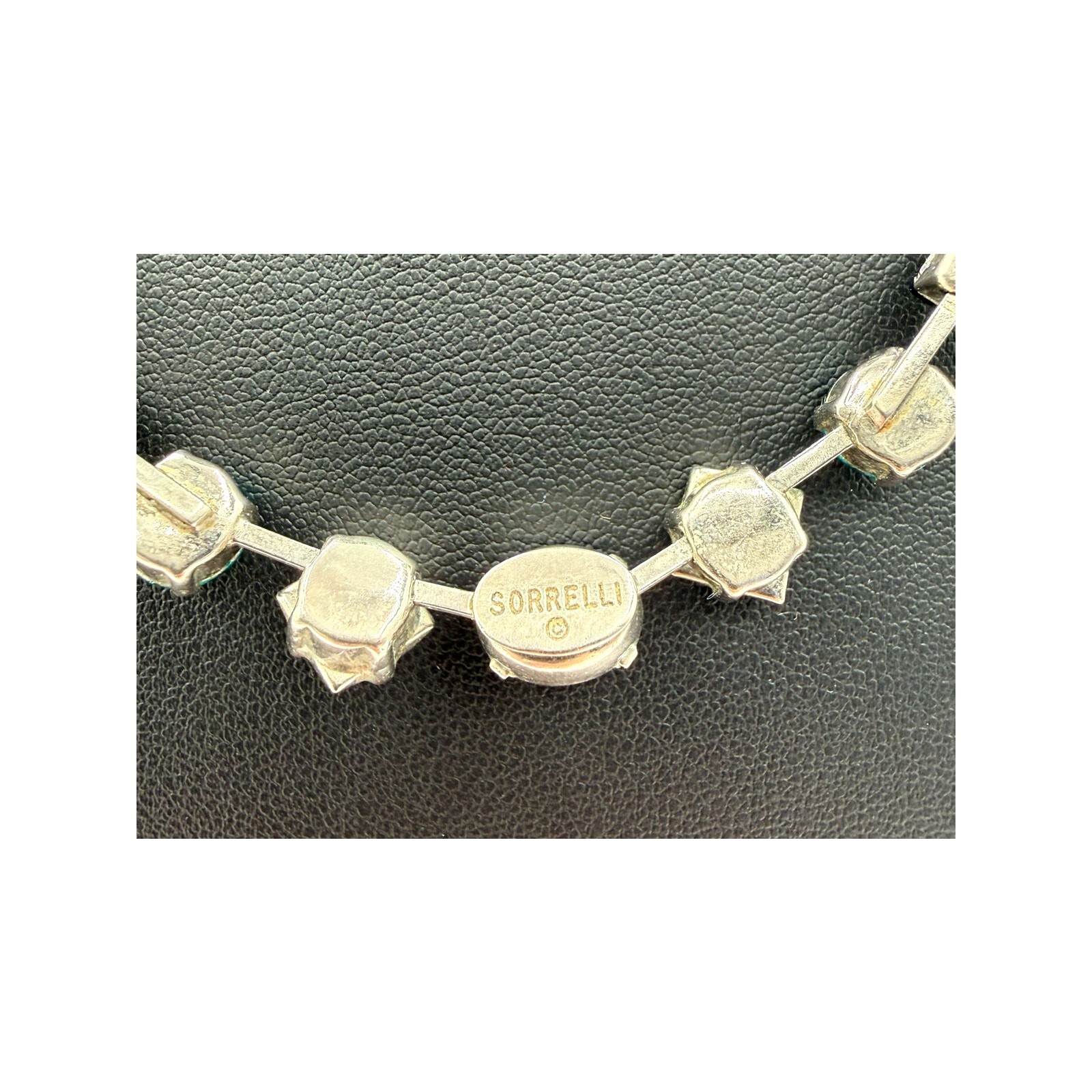 Sorrelli Ultramarine Classic Tee Tennis Necklace W/Swarovski Crystals