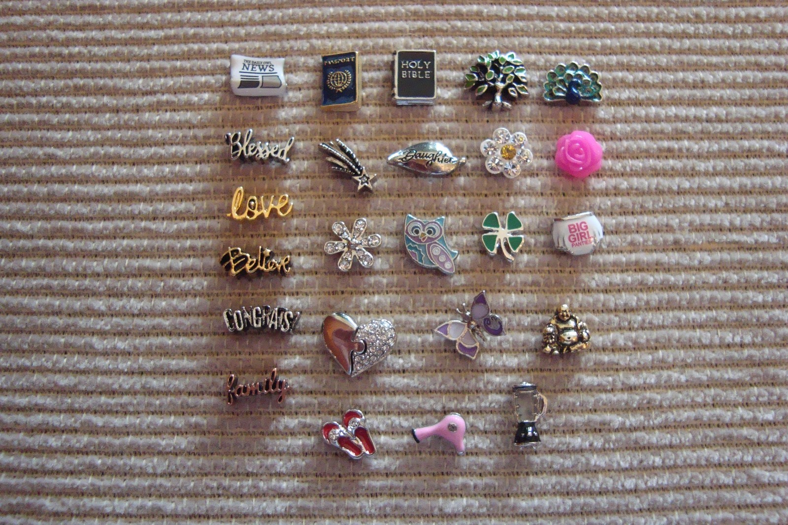 Authentic Origami Owl “Your Choice” of Charms “New” C 3