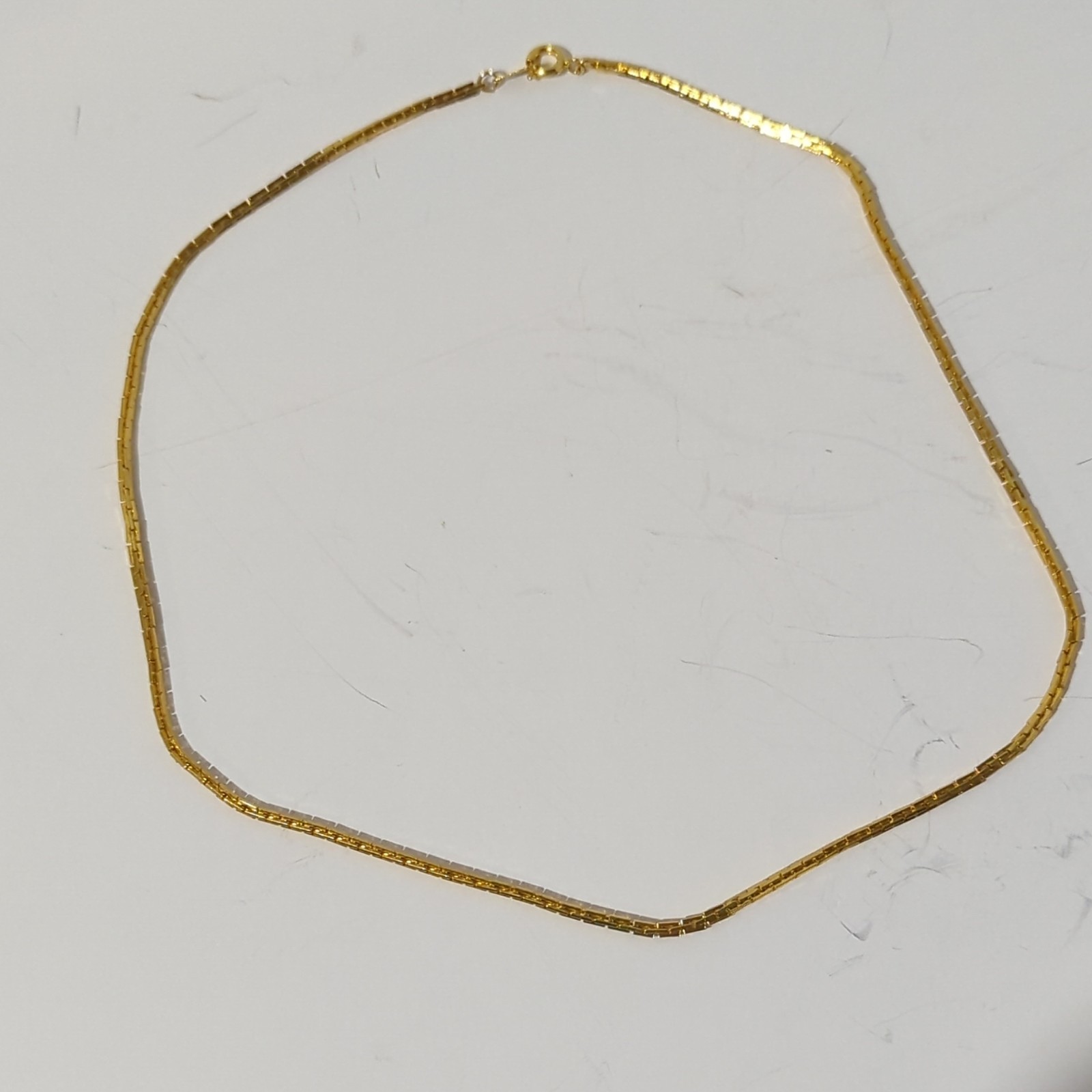 Vintage Chain Necklace Lot Gold Silver Tone Herringbone Twisted Rope Layering 3p